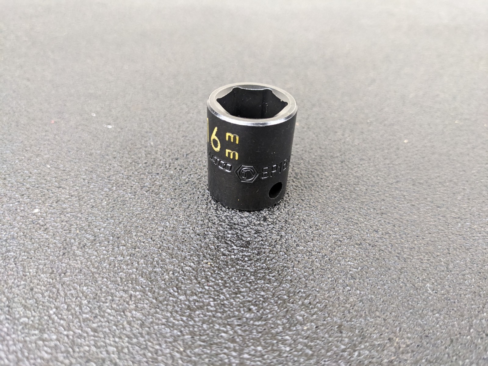 #bp185 Matco Tools NEW BP16M6A 3/8″ Drive 16mm Shallow Impact 6 Point Socket