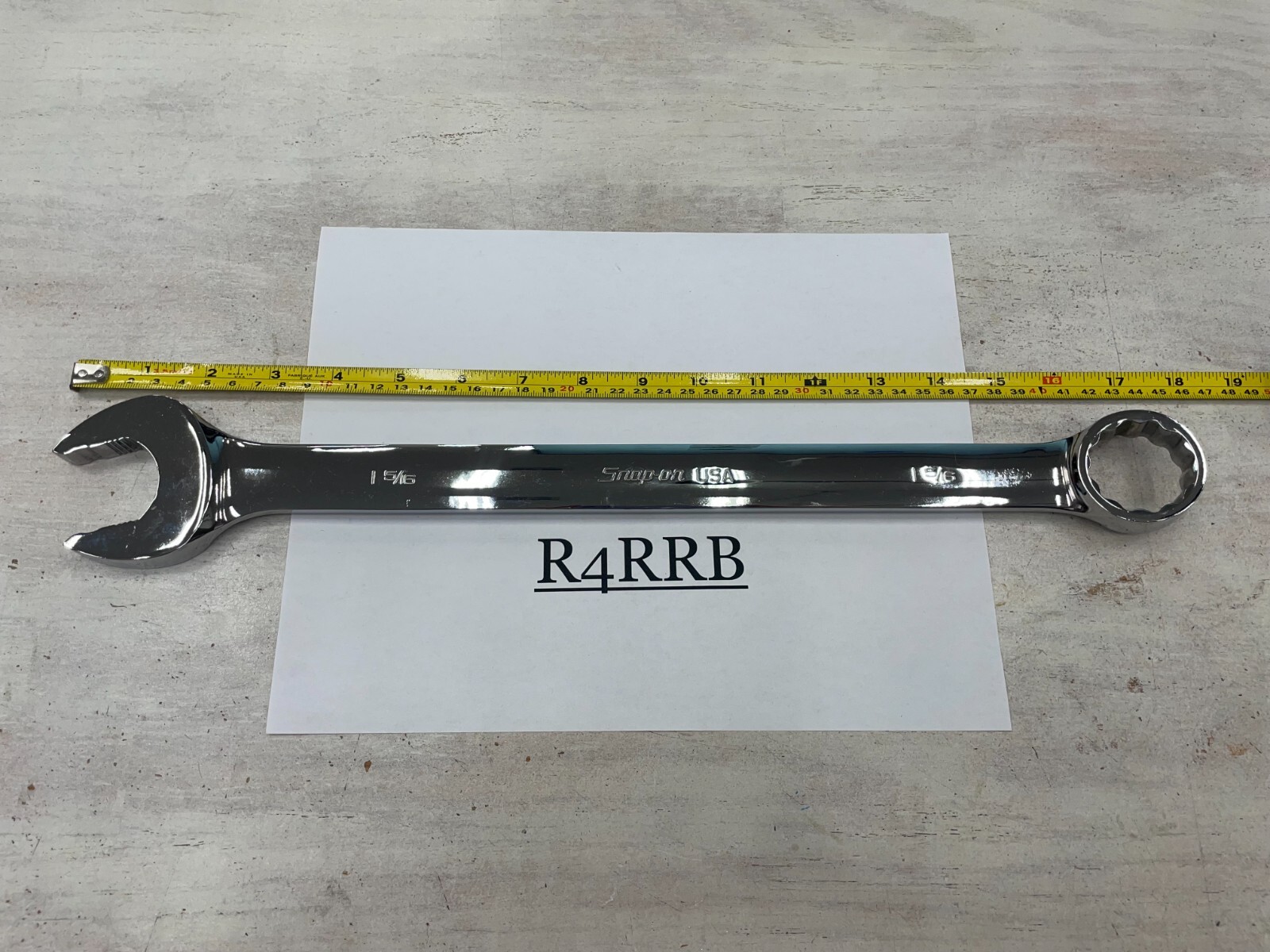 Snap-on Tools USA NEW 1-5/16″ SAE 12 Point Flank Drive PLUS Combo Wrench SOEX42