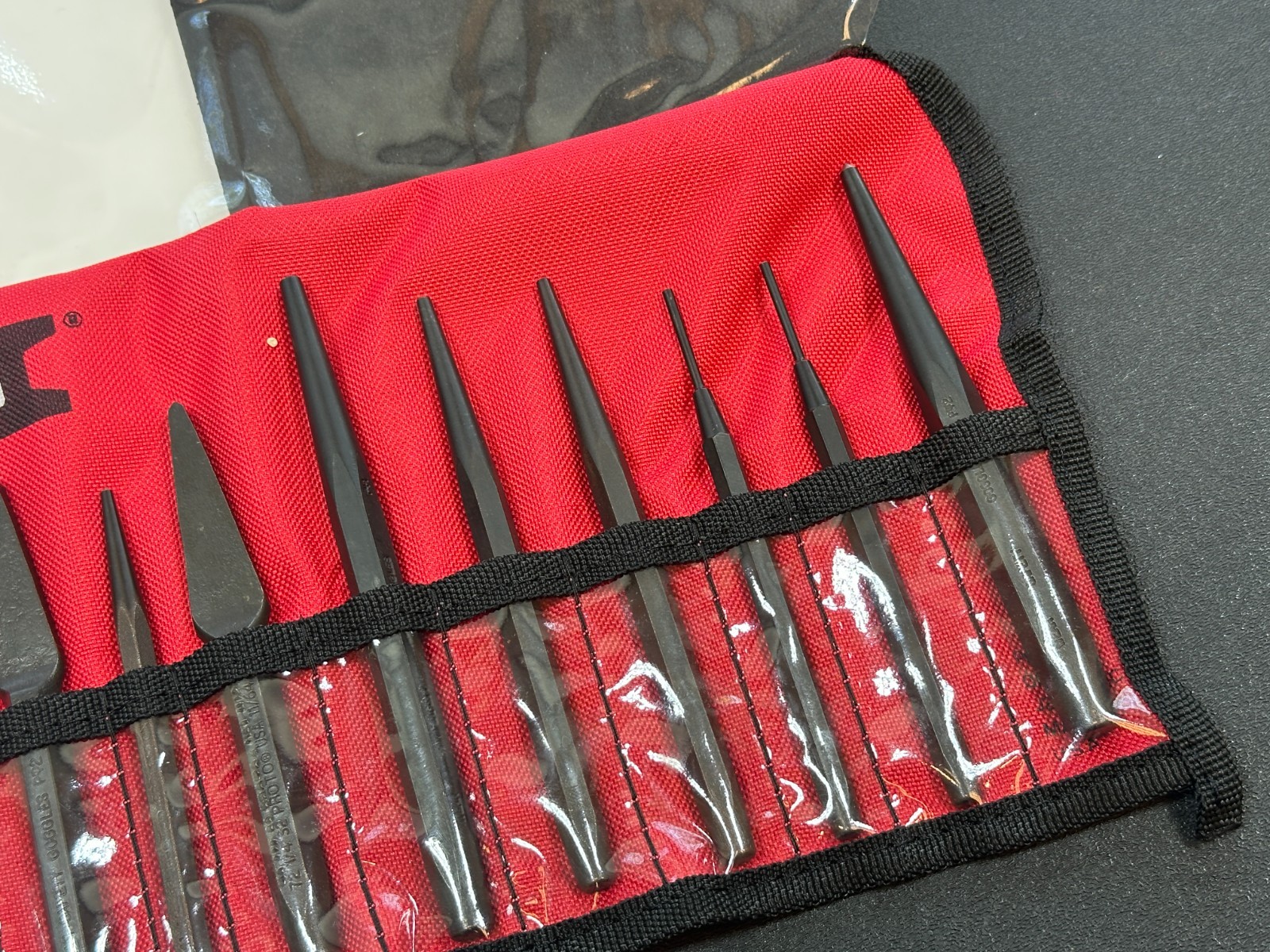 🇺🇸 NEW Proto Tools USA 12 Piece Punch & Chisel Set w/ Kit Bag