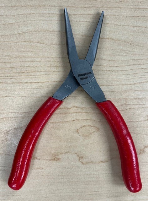 NEW SnapOn 6″ Talon Grip Needle Nose Pliers (Red) 95ACF