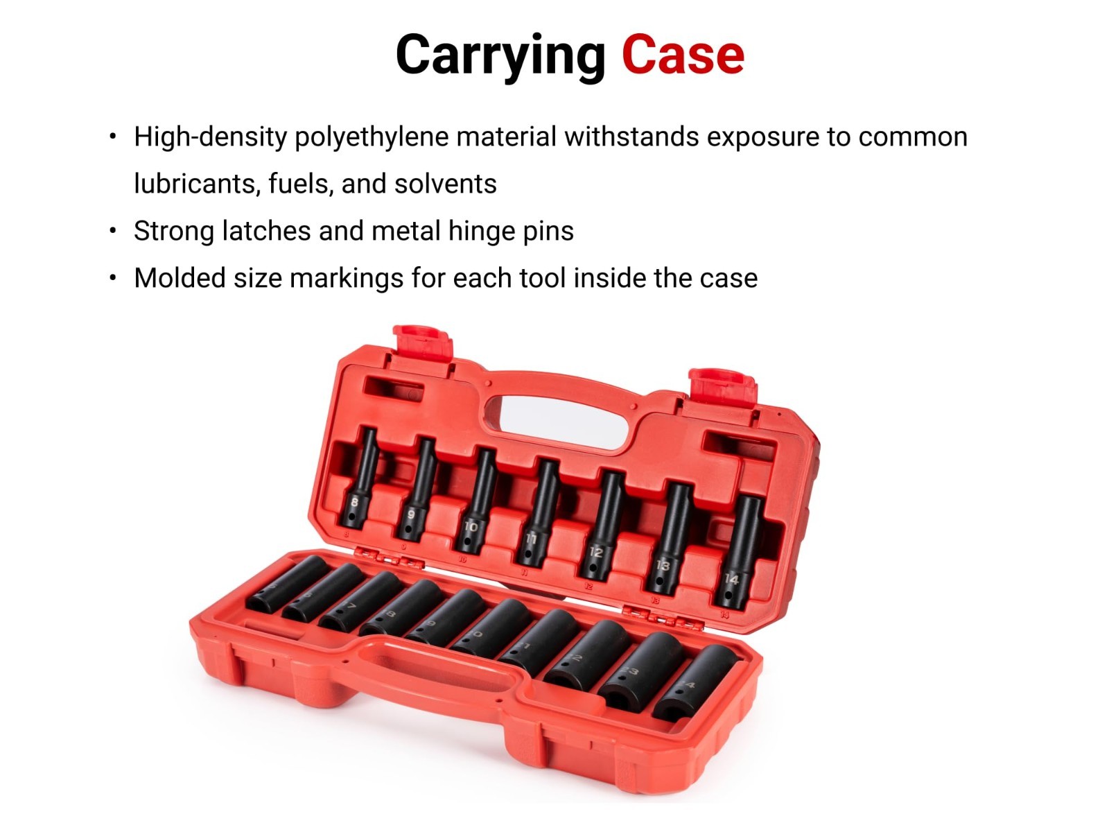 17-Piece 1/2″ Drive Impact Socket Set | Durable Chrome Vanadium, High Torque
