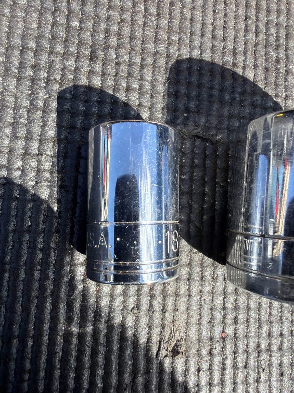 SK Tools USA 4PC Lot 1/4 Spinner 40954 18mm Socket 40318 45128 7/8” 40138 1-3/16