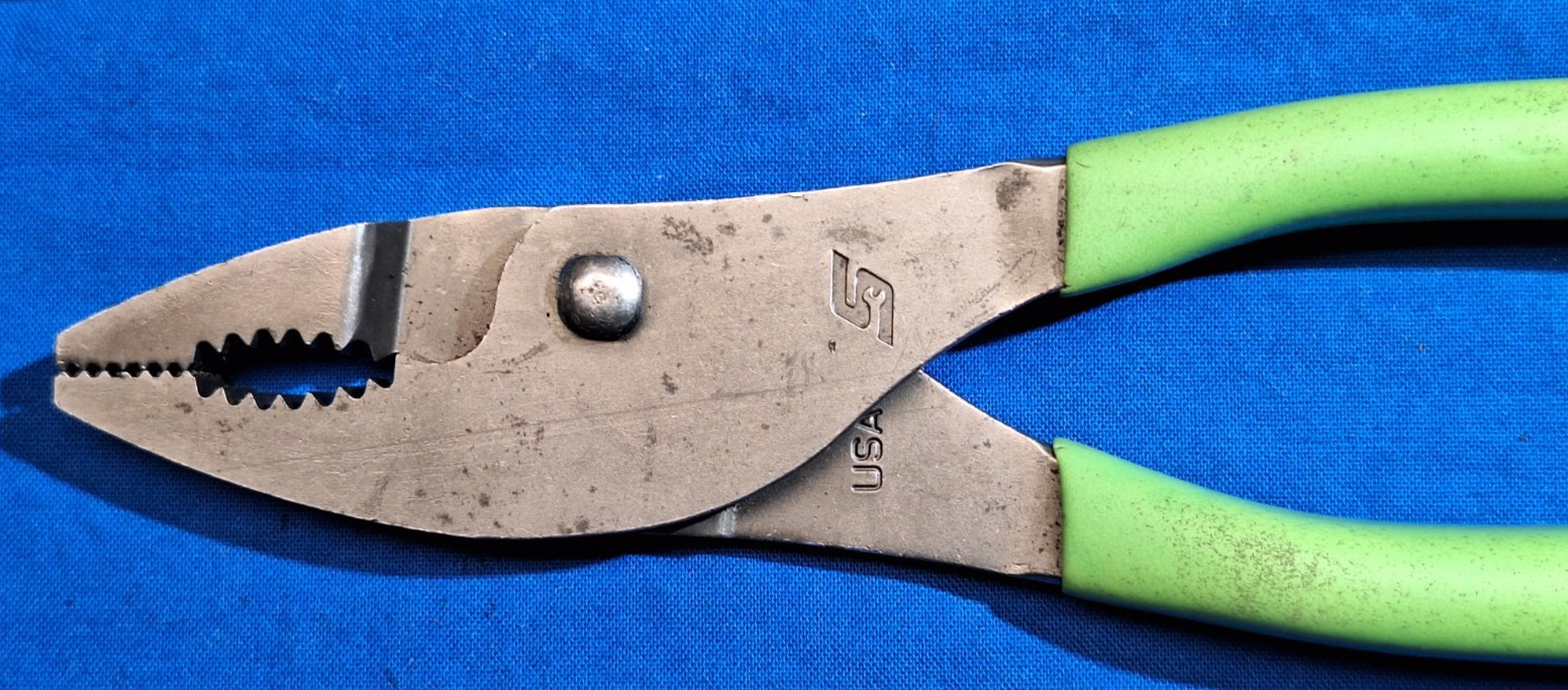 Snap-On 47ACF High vis Green handles slip joint pliers
