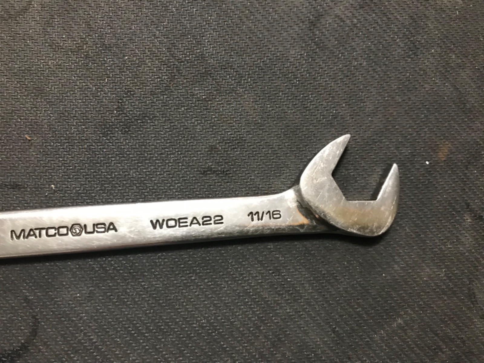 Matco Tools 4 Way Angle Open End 11/16″ Wrench WOEA22 USA