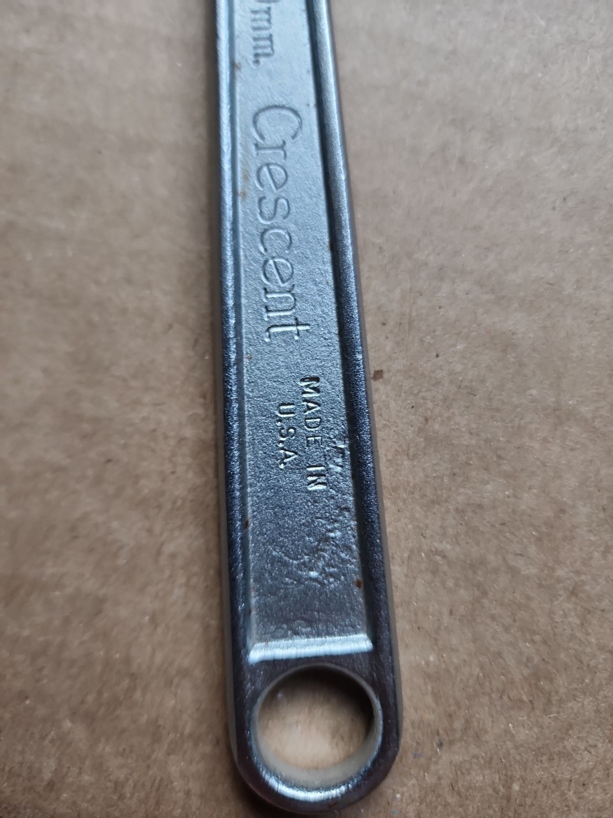 8in.- 200mm. Cresent Adjustable Wrench Made In U.S.A