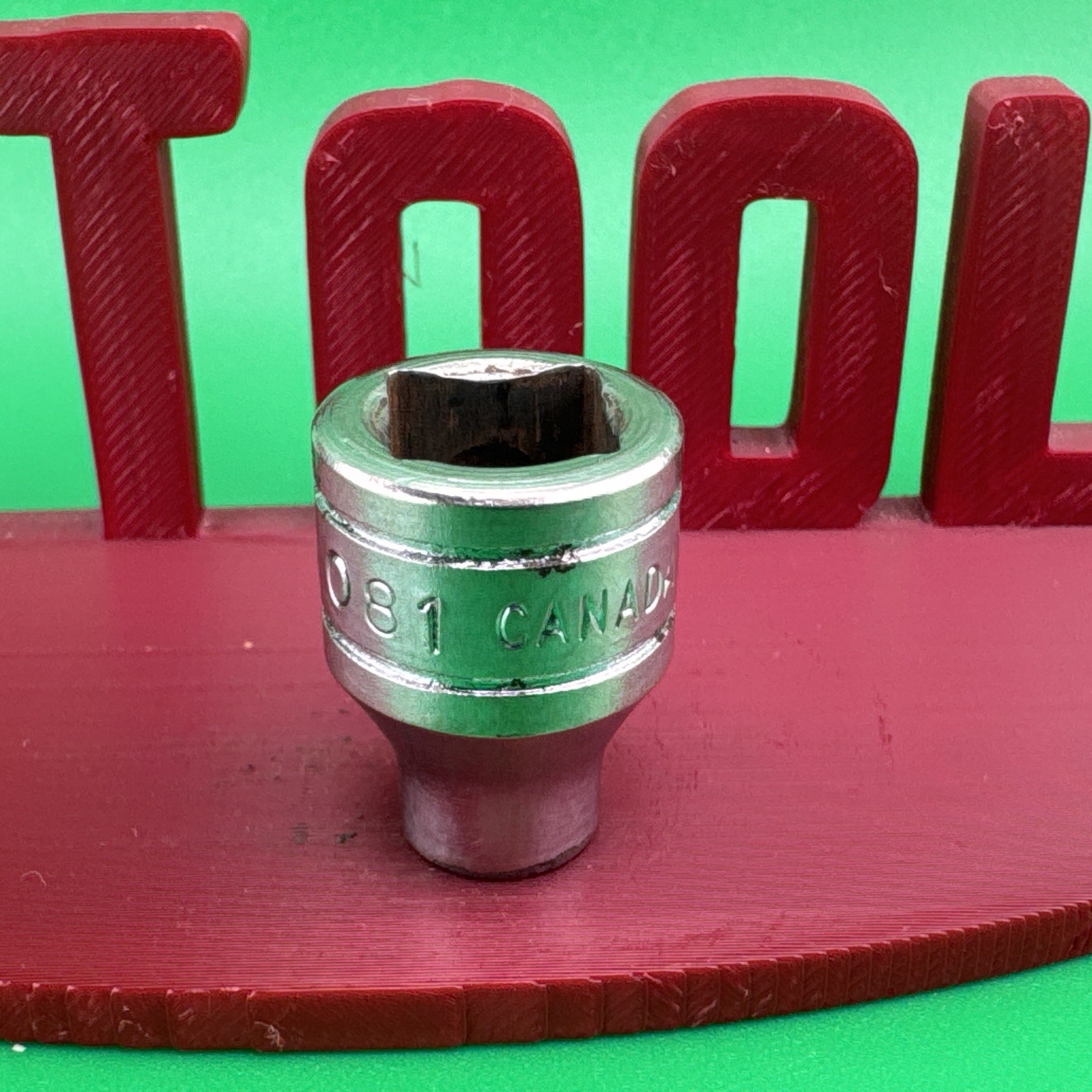 Snap On FS081 3/8″ Drive 6-Point SAE 1/4″ Shallow Chrome Socket 1