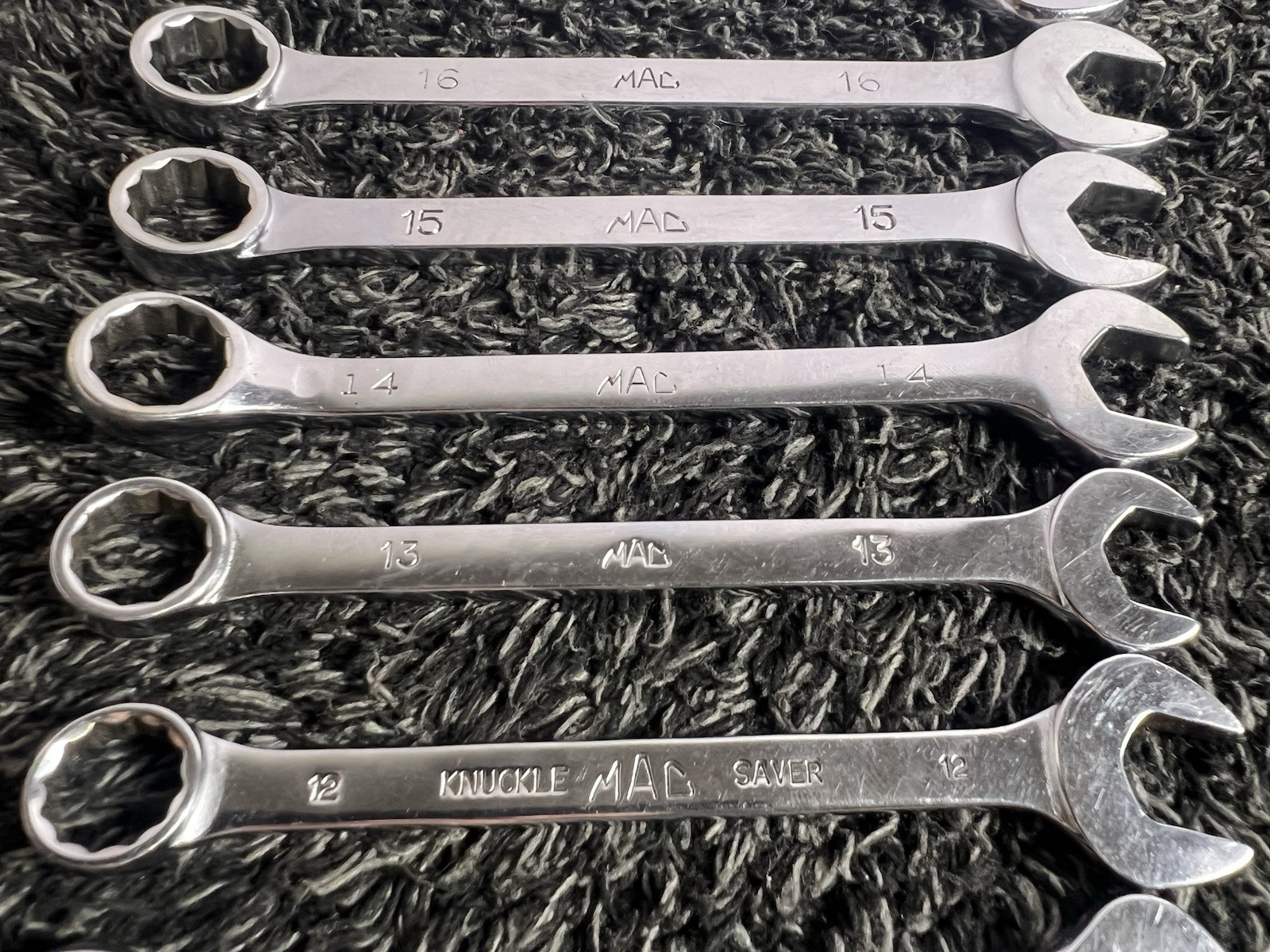 MAC Tools 11pc 6mm + 9mm + 11mm – 19mm Metric 12pt Combo Wrench Set