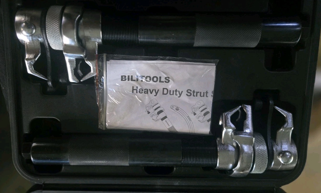 BILITOOLS 2-Piece Coil Spring Compressor Tool Heavy Duty Macpherson Strut Spr…