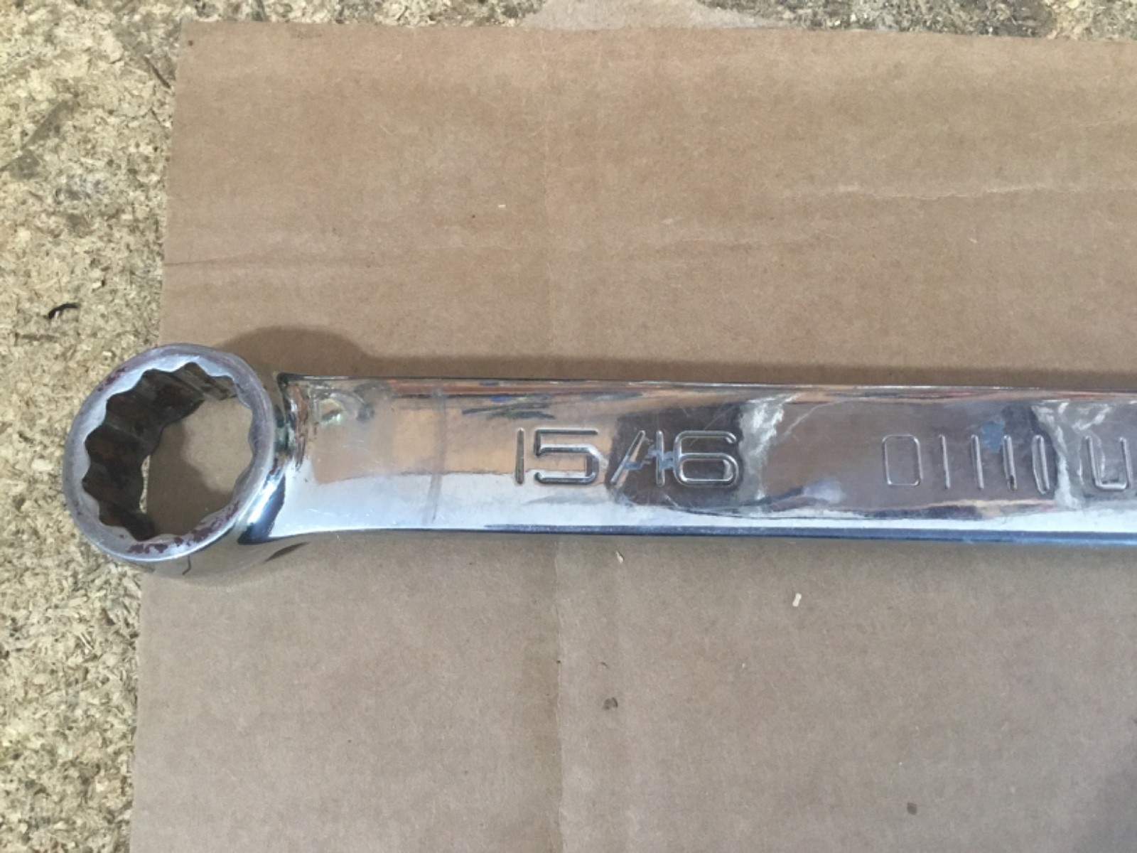 First Generation Kobalt USA 15/16″ 12-Point Combination Wrench No 01111
