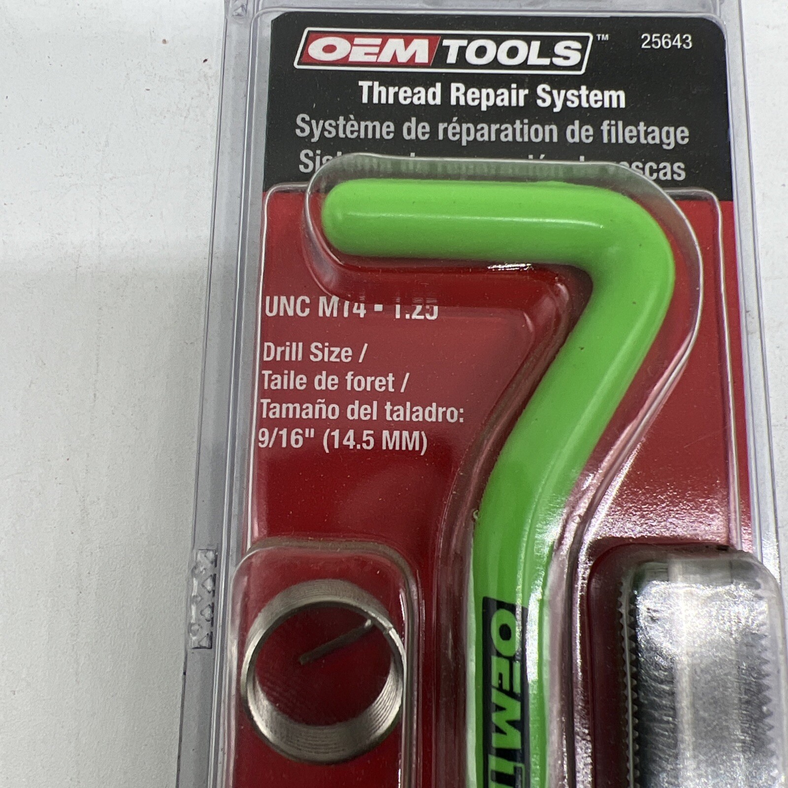 OEM Tools 25643 Fix-a-Thred Thread Repair Kit Metric Size: M14-1.25