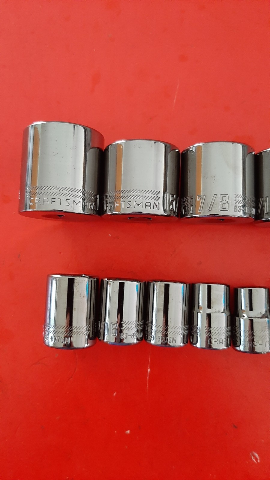 New Craftsman OVERDRIVE 3/8″ Drive SAE 14pc Shallow Socket Set 1/4″ to 1″ 6pt