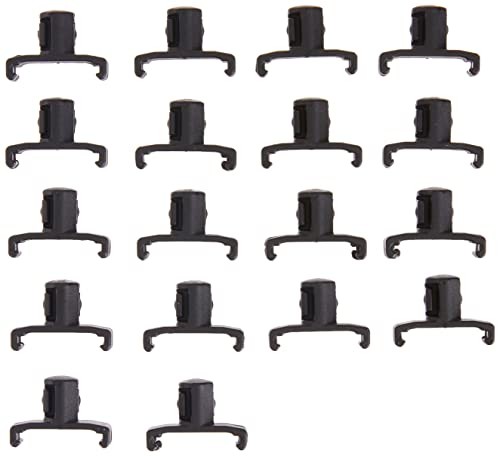 Ernst 8441 3/8 Dura-Pro Twist Lock Socket Clips – 18 pack – Black