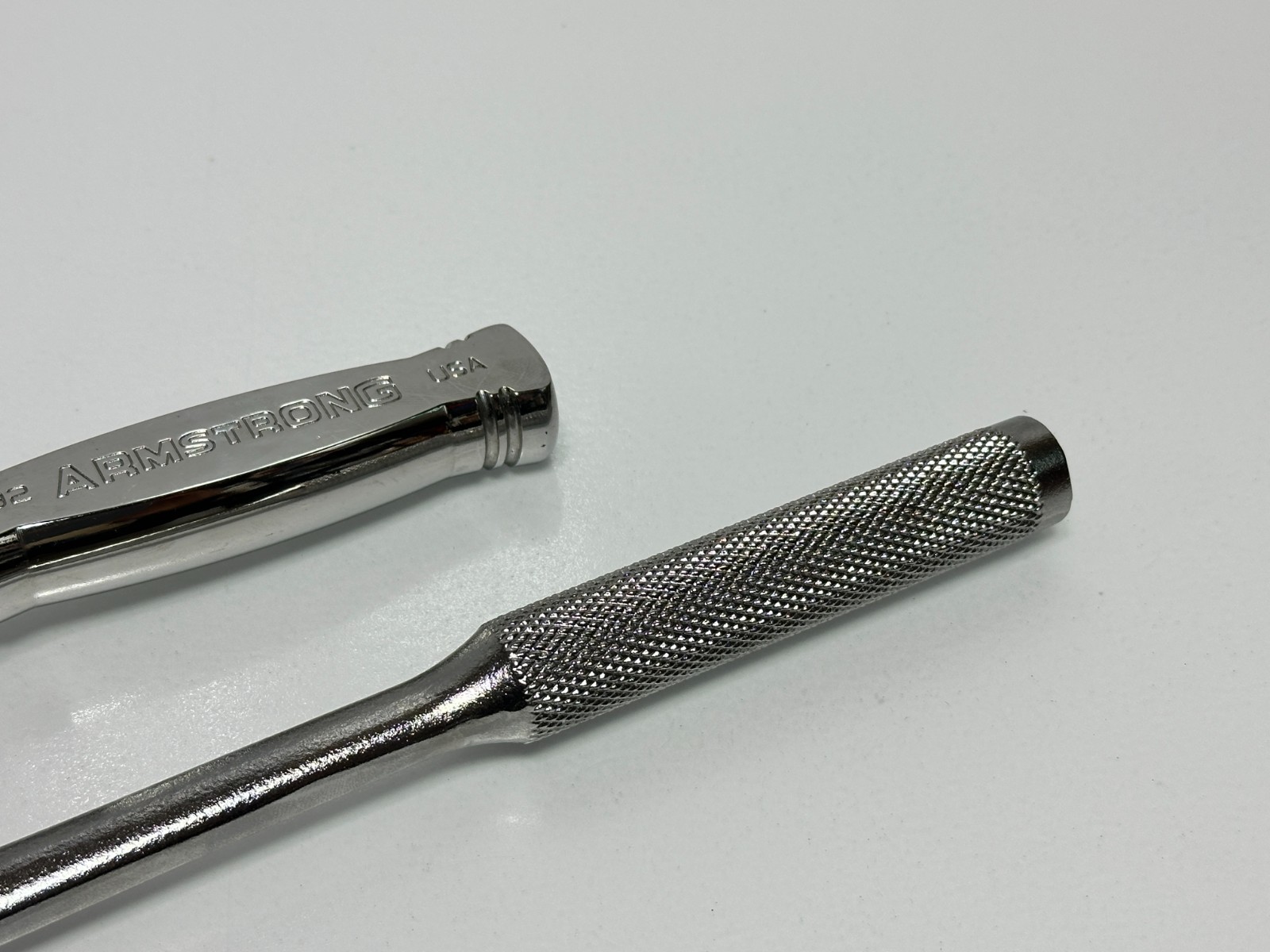 Armstrong Tools USA 12-992 Full Polish Chrome Ratchet w/ Breaker Bar 1/2″ Drive