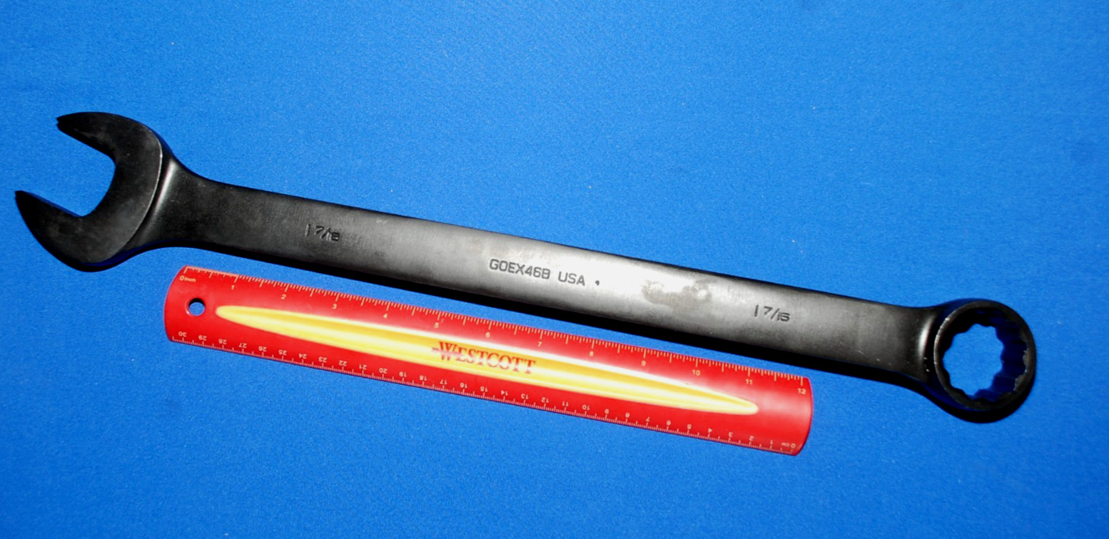 Snap-on NEW 1-7/16″ 12-Point SAE Industrial Finish Combo Wrench GOEX46B