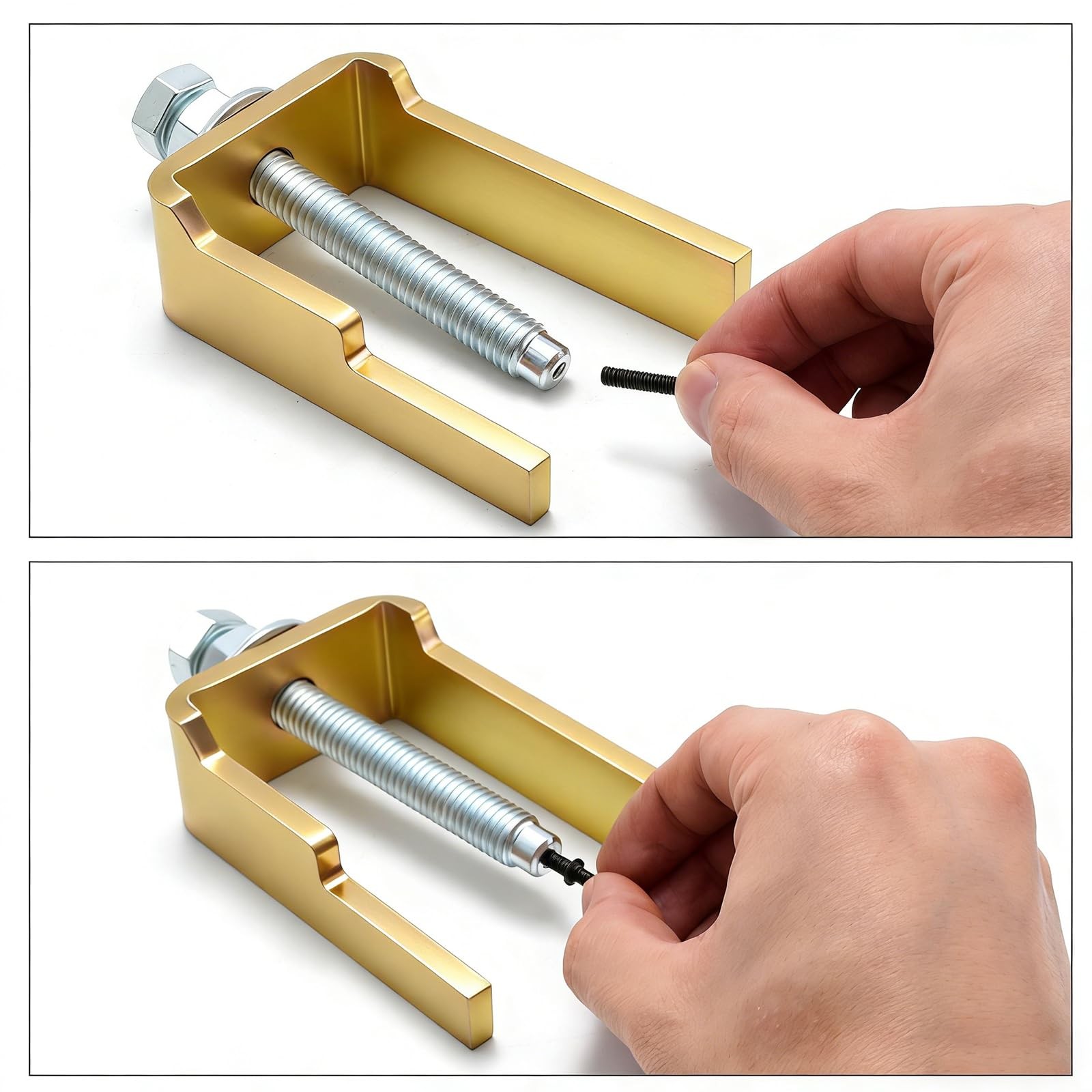GMAPATS Roller Pin Removal Tool, Clutch 4.72X3.14X1.77(inch), Silver