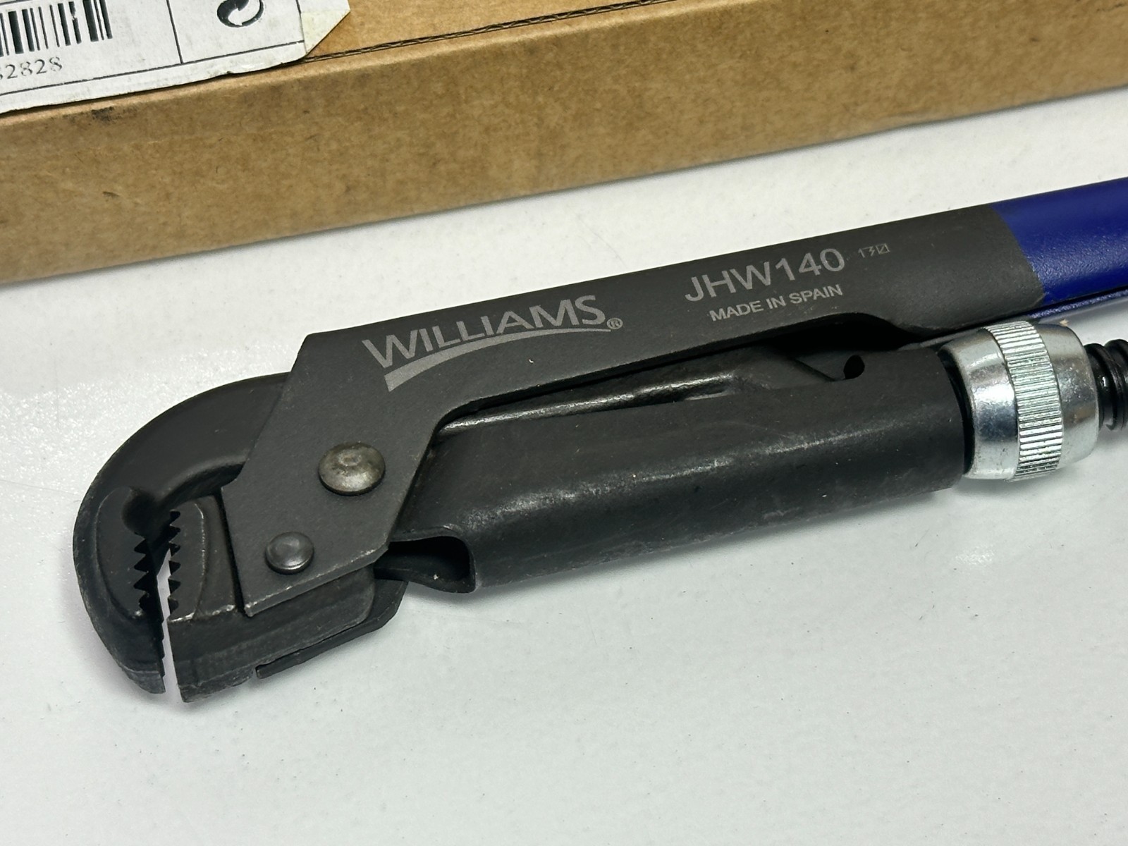 WILLIAMS Tools (SPAIN) 8″ Long Blue Grip Universal Pliers Wrench, NEW in Box