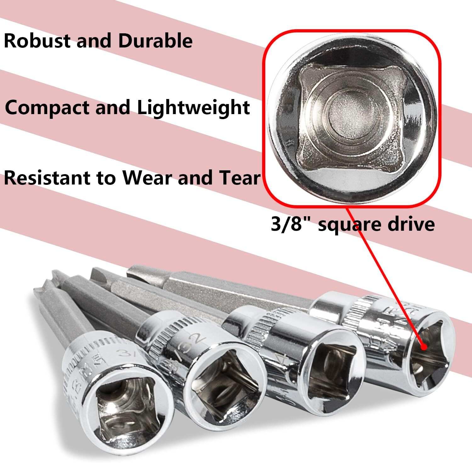 Clutch Head Bit Sockets 8755 for Repairing «Figure 8» Screws on Older Chevy Cars