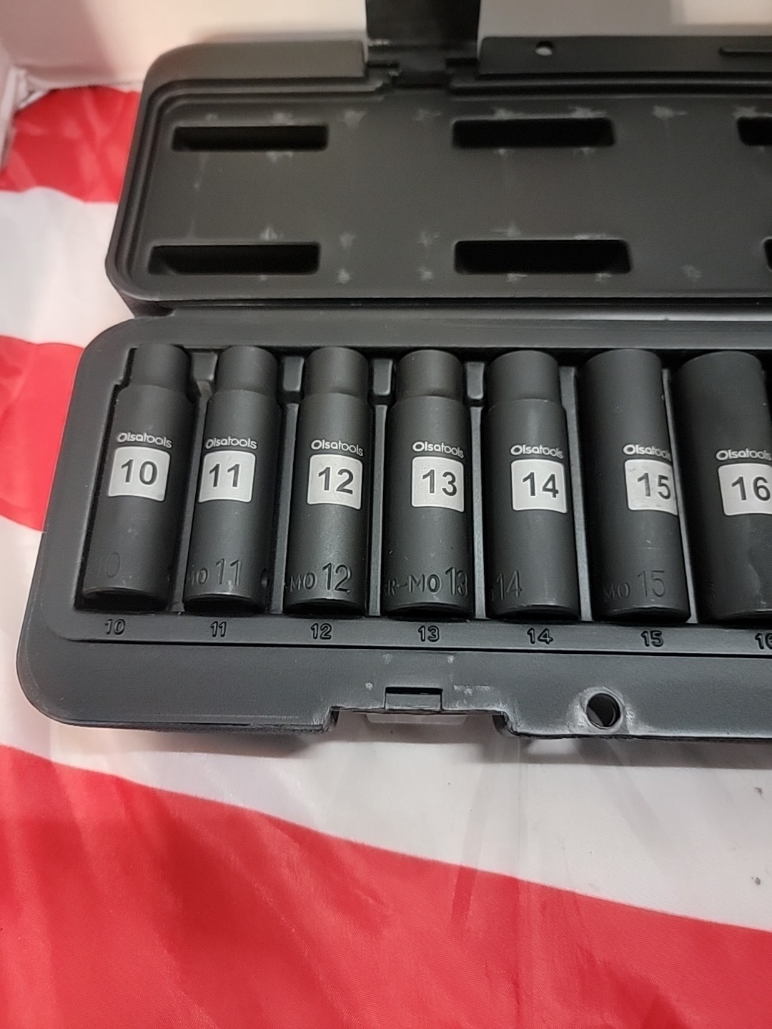 Olsa Tools 1/2-Inch Drive Deep Impact Drive, Deep, 15pc Metric Set