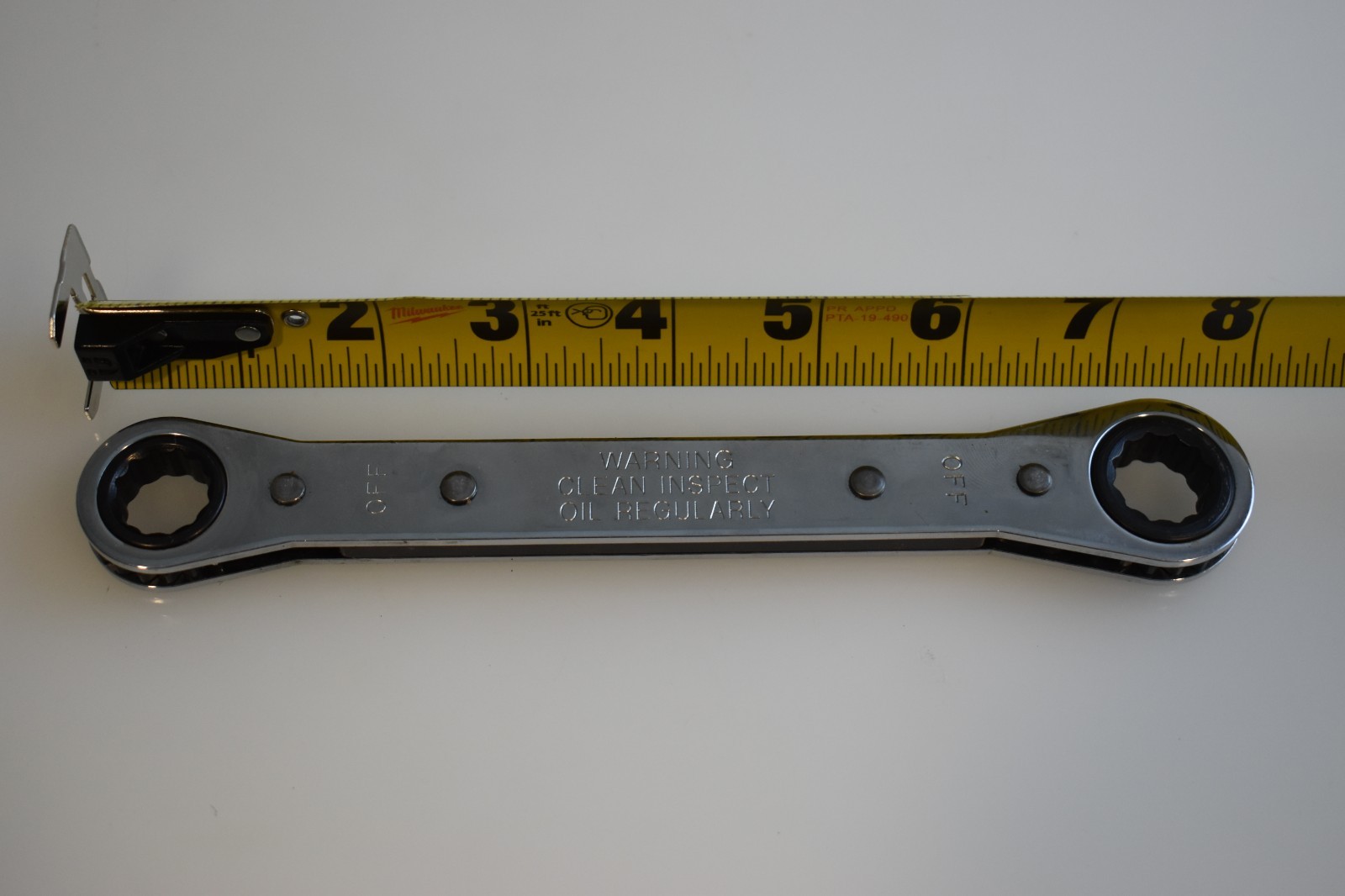 Snap-on Tools RBM1415A 14mm x 15mm Metric Ratcheting Box End Wrench 12 Point USA