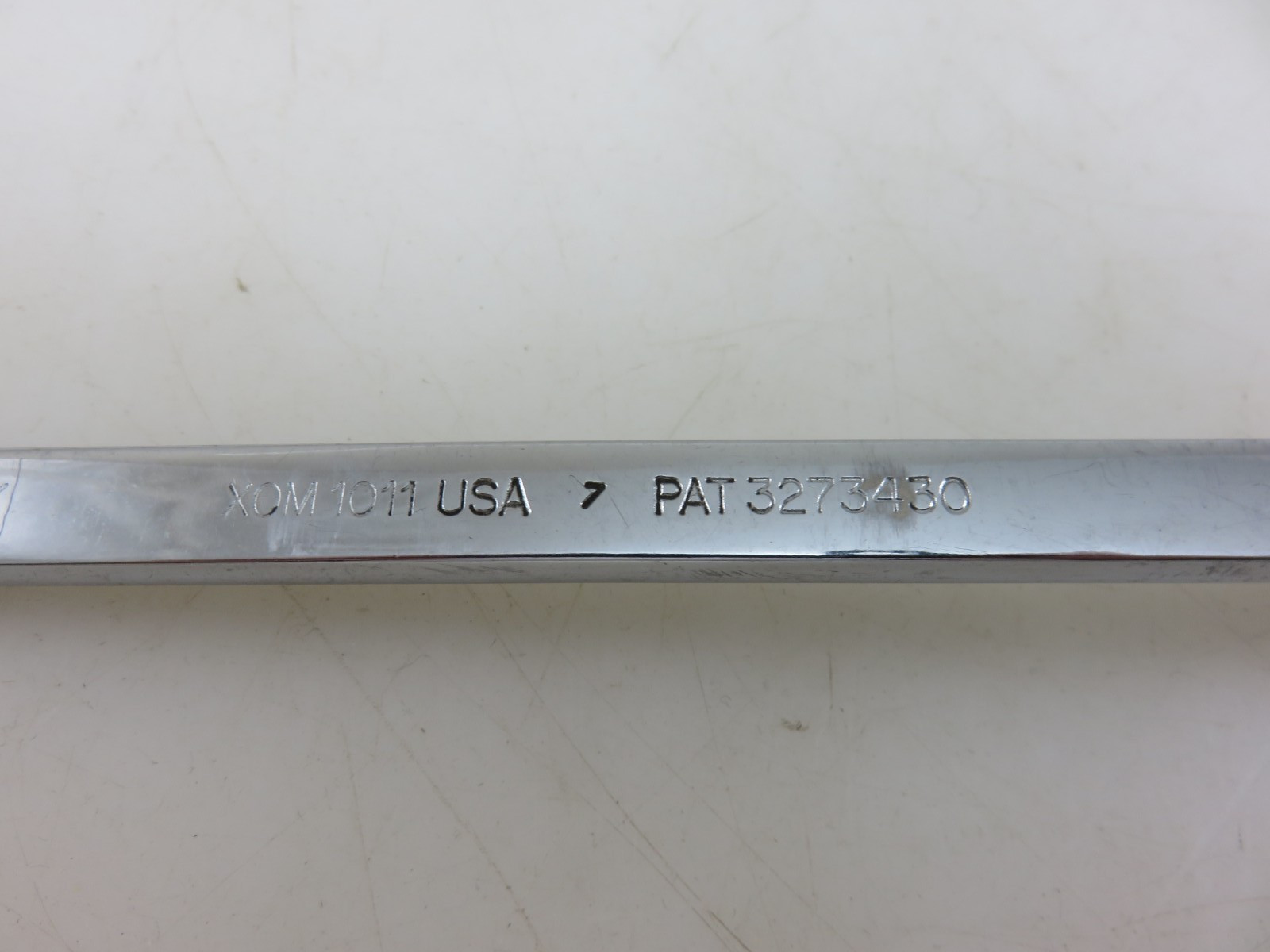 Snap-On XOM1011 METRIC 60° Offset Box End Wrench 10mm x 11mm Vintage Made In USA