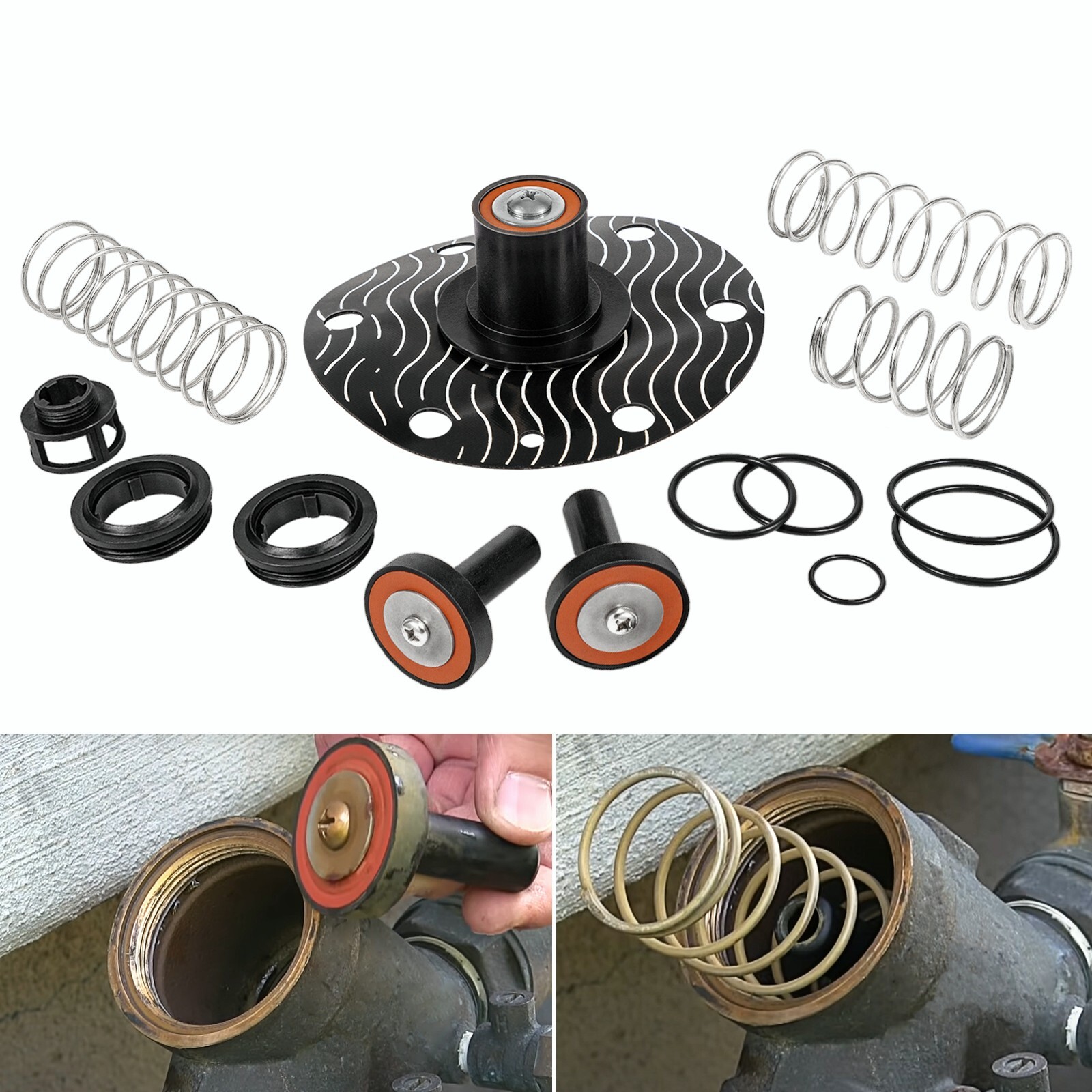 3/4″-1″ Replace for Wilkins 975XL and 975XL2 Complete Repair Kit compatible with