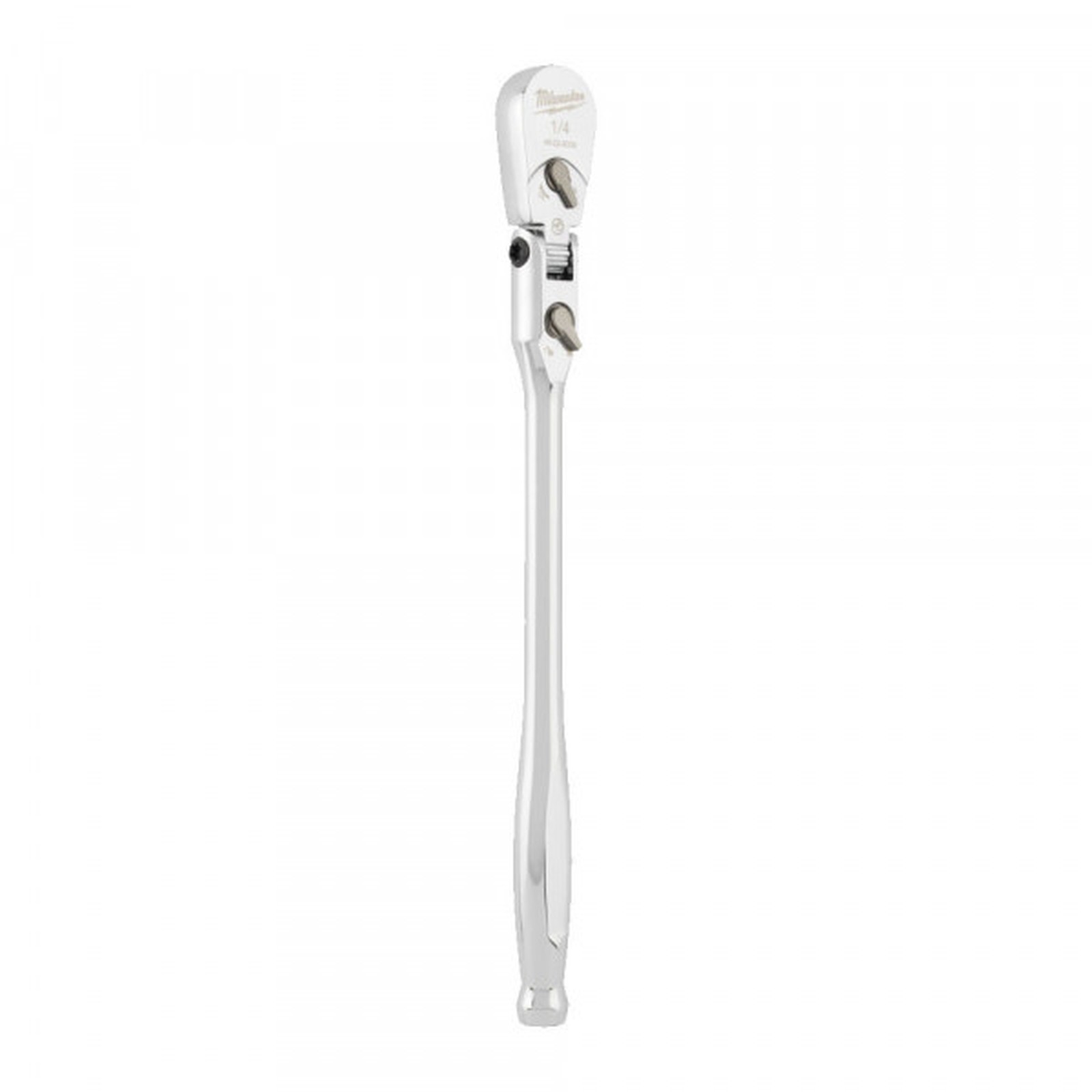 Long Flexible Head Ratchet – 1/4 Inch Drive – Lockable Flex Head – MILWAUKEE