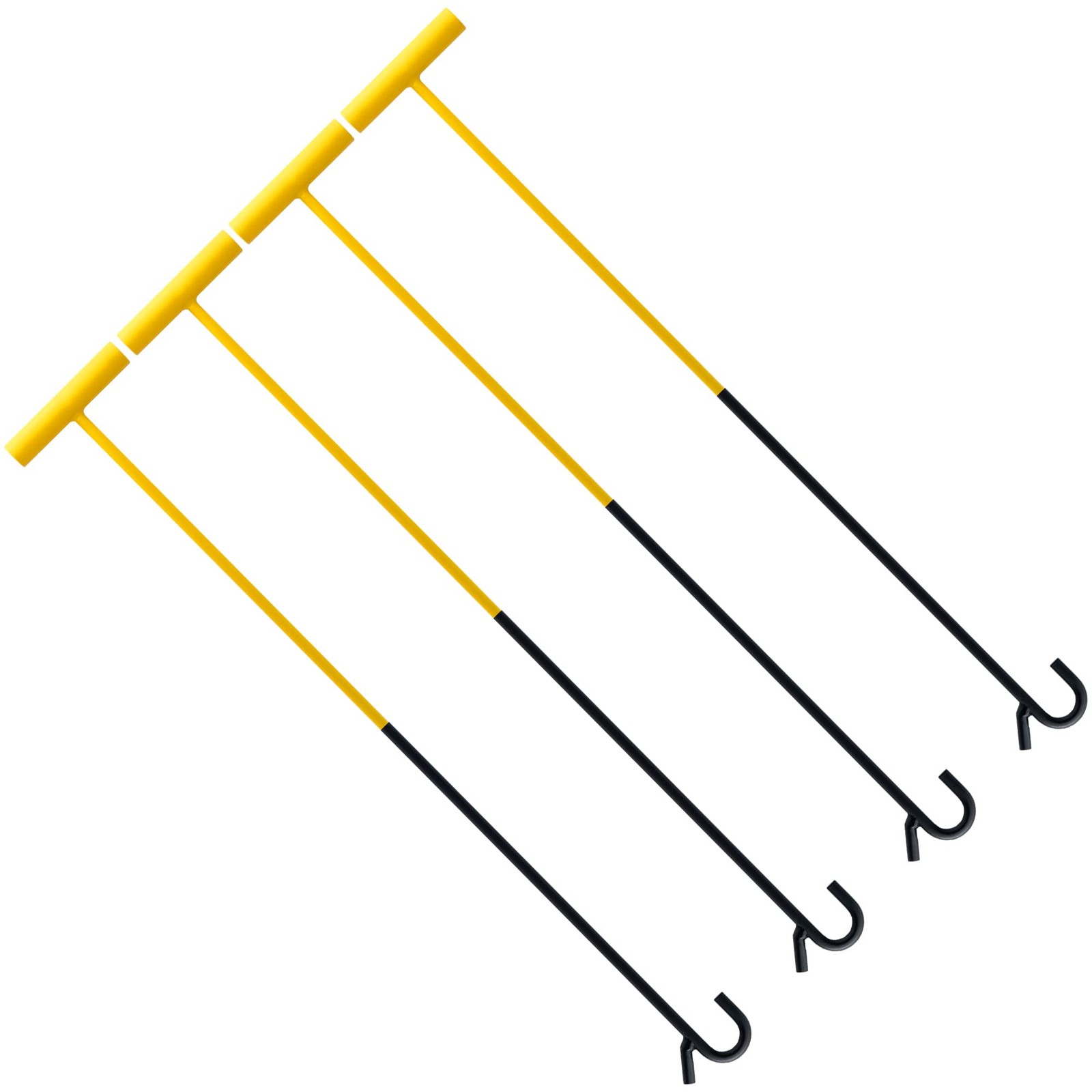 5th Wheel Pin Puller, 4 Pack 32″ Solid Steel Chrome Plated 5th Wheel Puller H…
