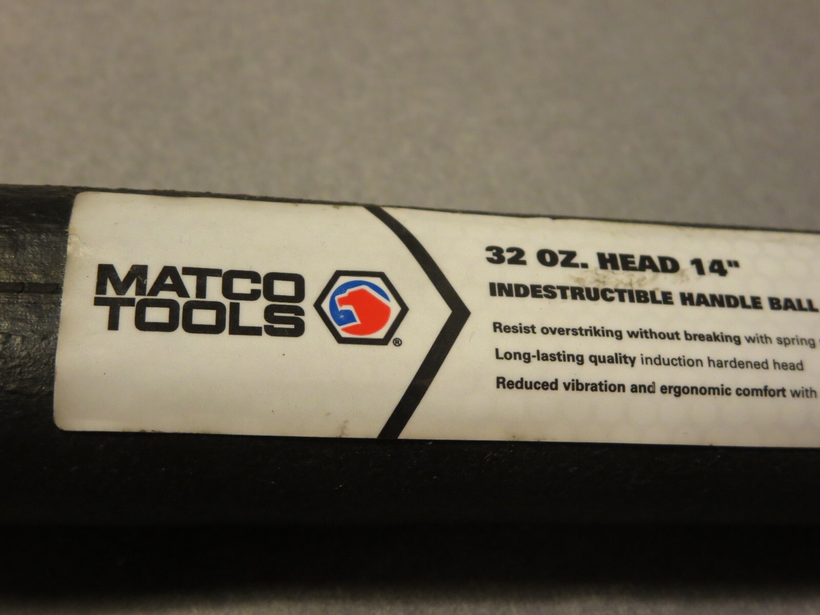 Matco 2 Lb. Ball Peen Indestructible Handle 14″ Long 32 OZ. Head MATBP3214 New