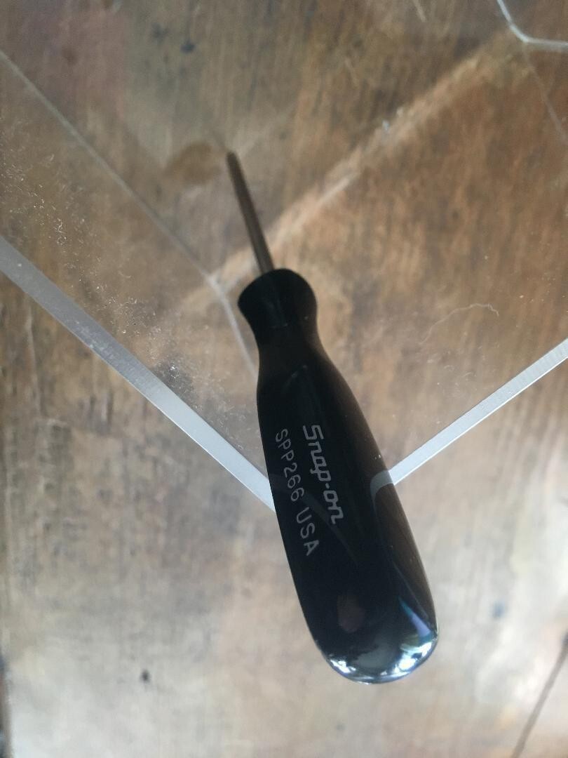 SNAP-ON Black 2 old Stok FLAT AND PHILLIPS TIP SCREWDRIVER SPP266 SPP46 JP