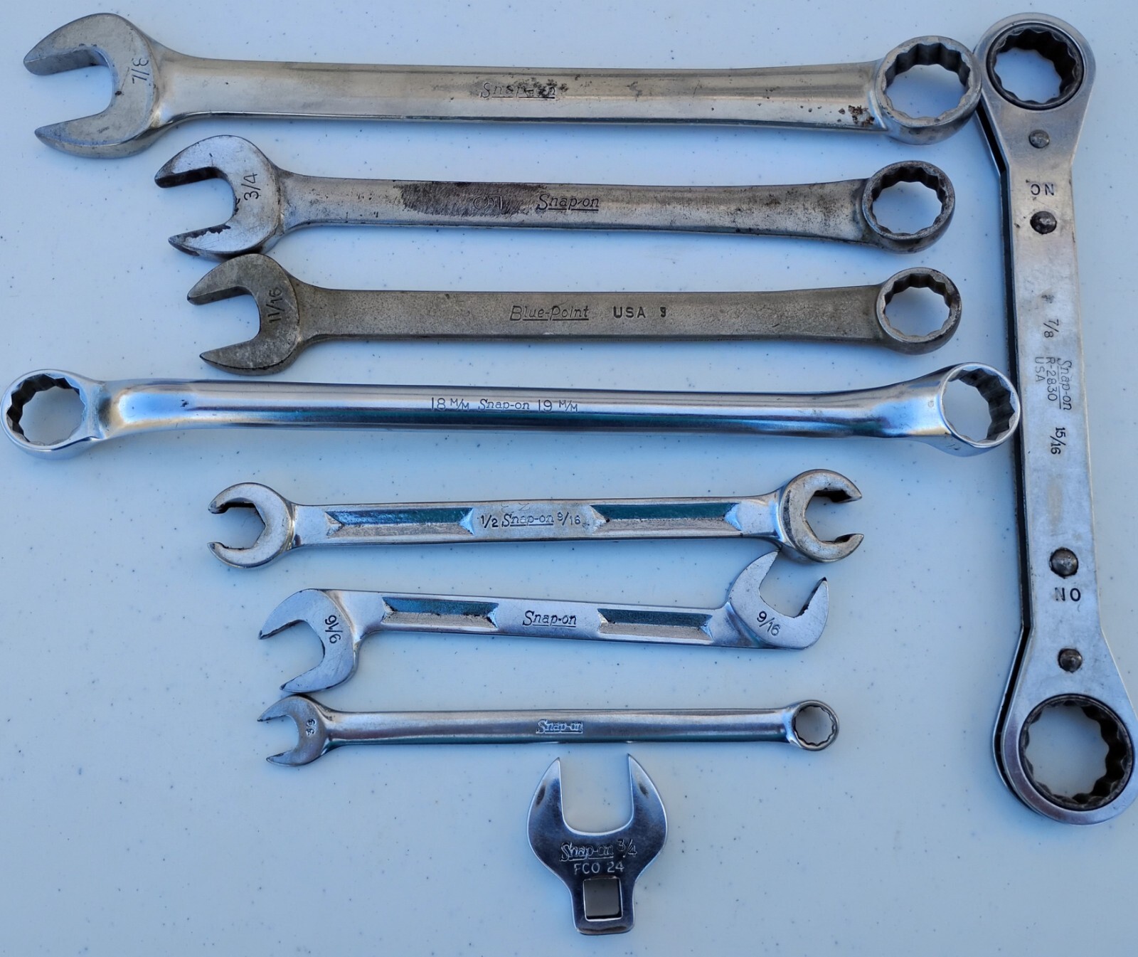 snap-on wrench lot