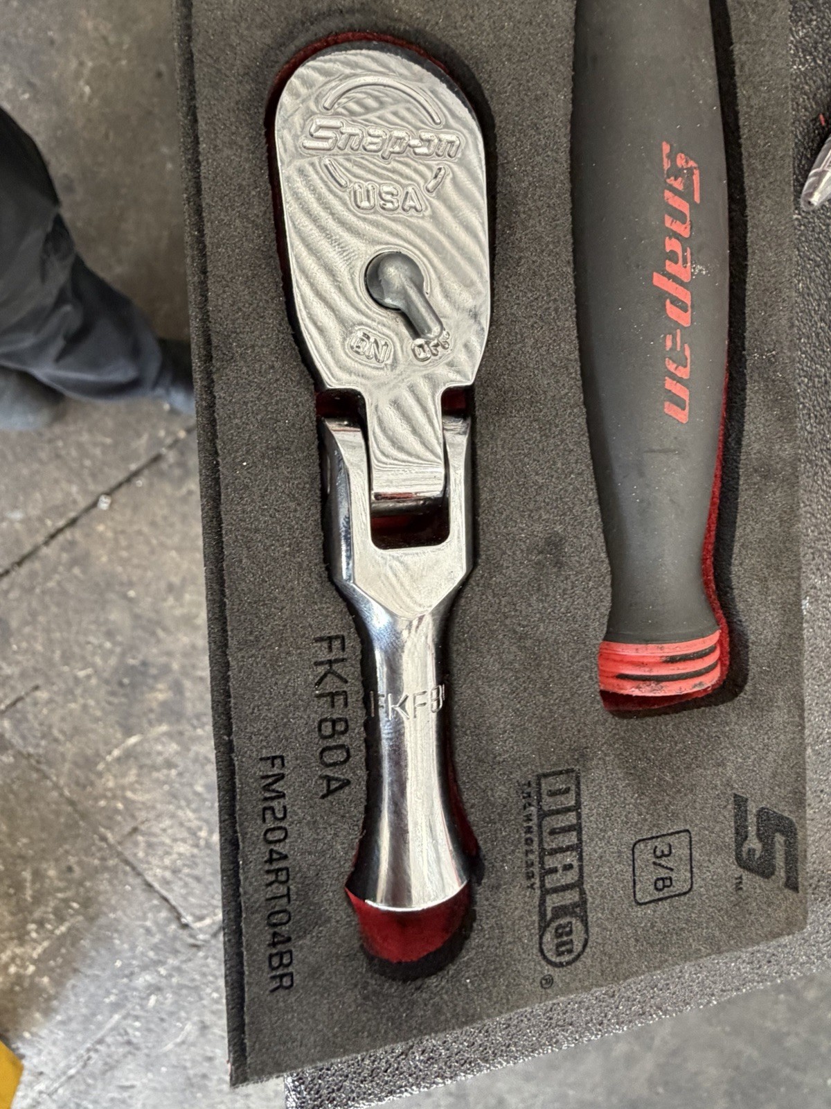 3/8 Snap On 4 Piece Set In Foam Case