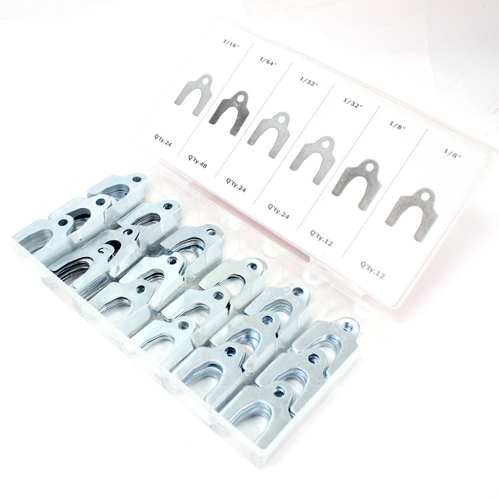 144 pcs Body Shim Assortment Auto Door Fender Alignment Shim Universal w/ Case