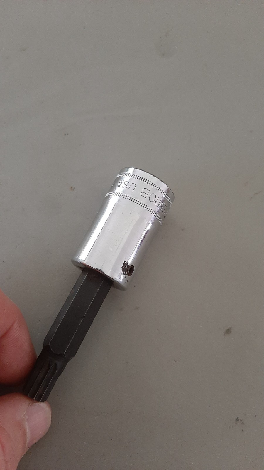 Snap-on STSM10B 1/2″ Drive 10mm Triple Square Bit Driver Socket USA 627