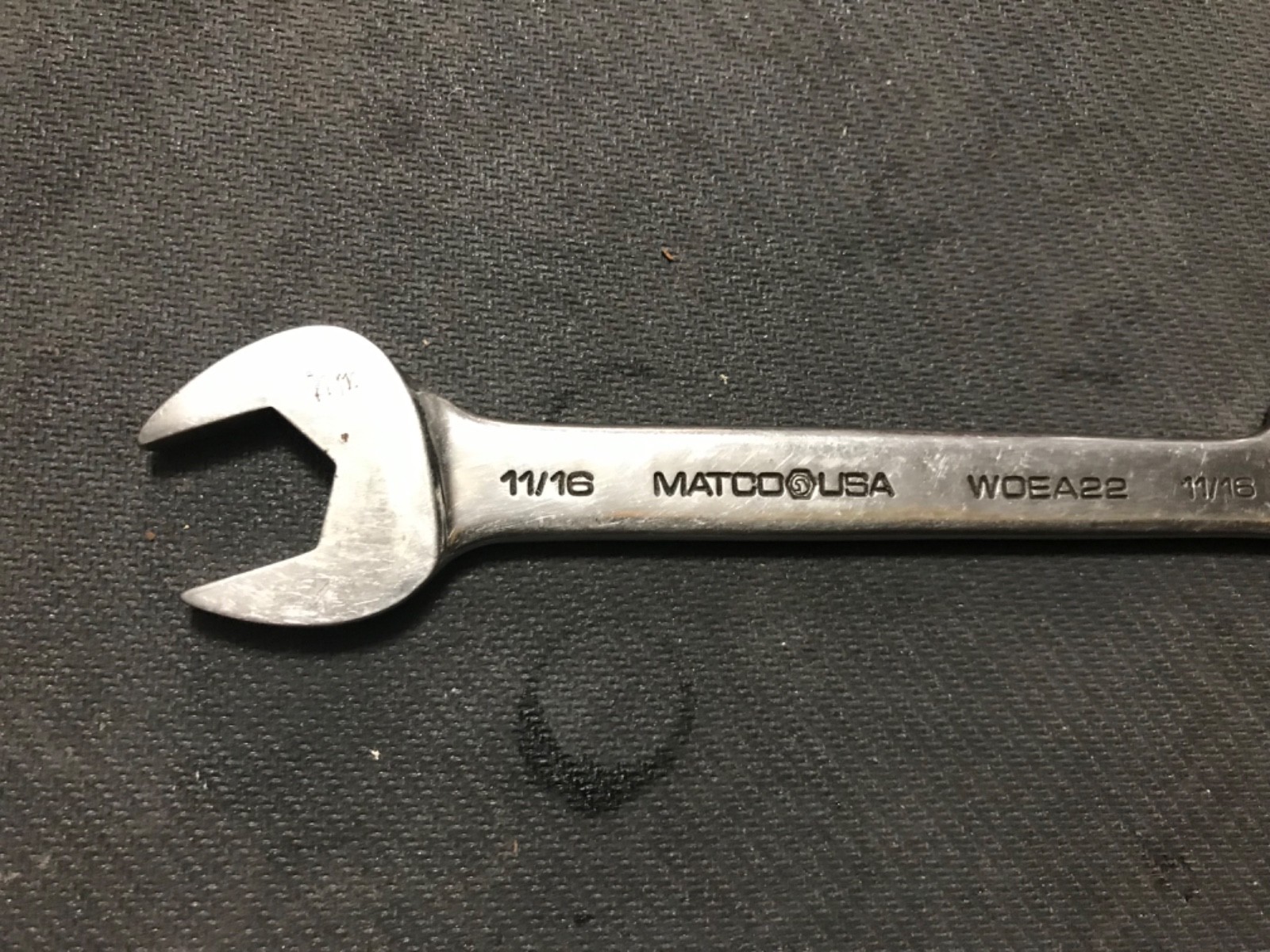 Matco Tools 4 Way Angle Open End 11/16″ Wrench WOEA22 USA