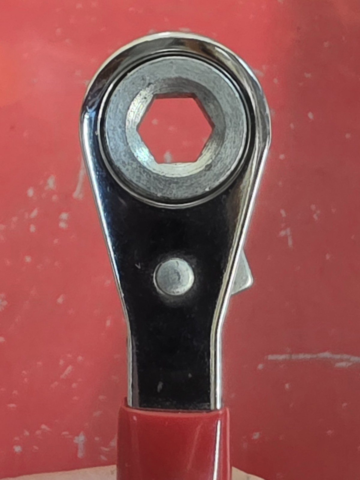 Blue Point YA249 5/16″ Battery Terminal Reversible Ratcheting Wrench 6pt Red