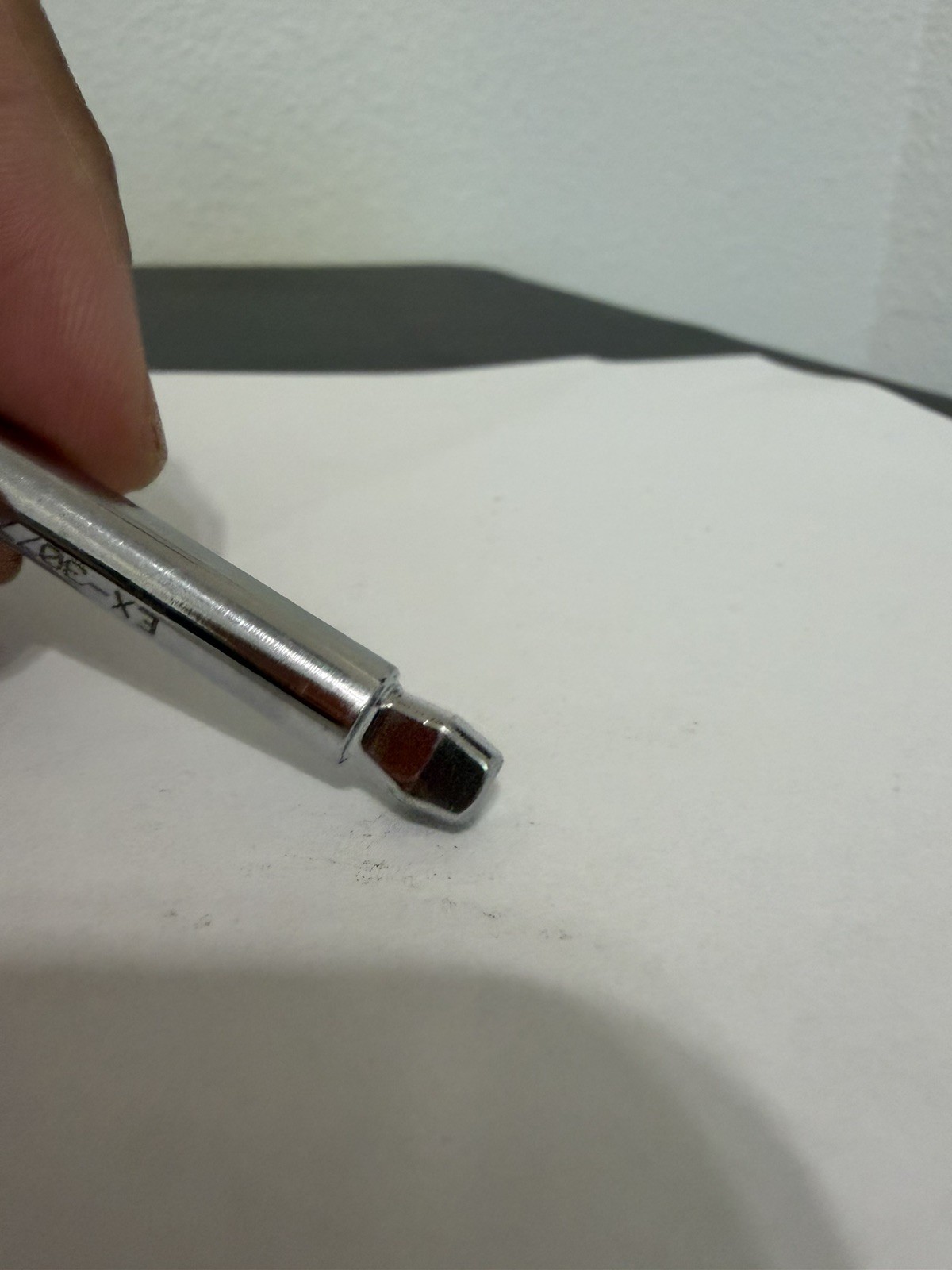 Snap-On TMXW4 1/4 Drive 4” Long Chrome Friction Ball Wobble Ext. Made in the USA