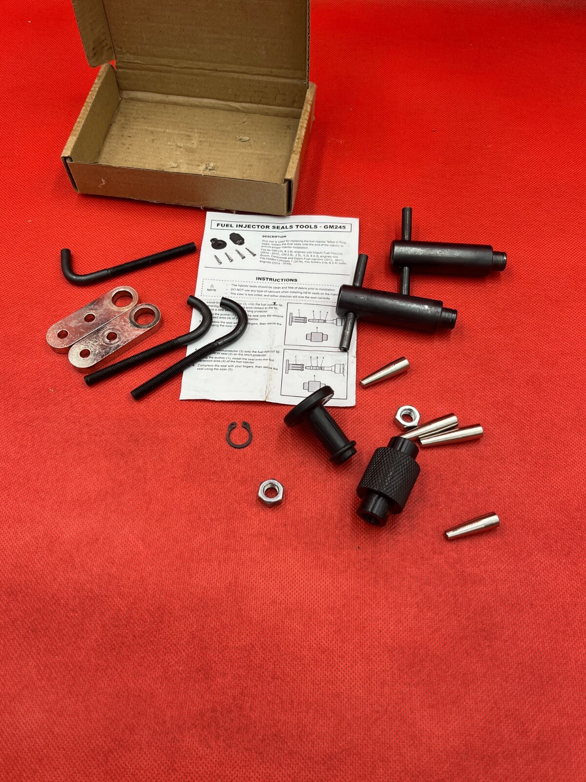 Injector Rail Assembly Remover Tool MLKA001 & Fuel Injector Seal Tools GM245