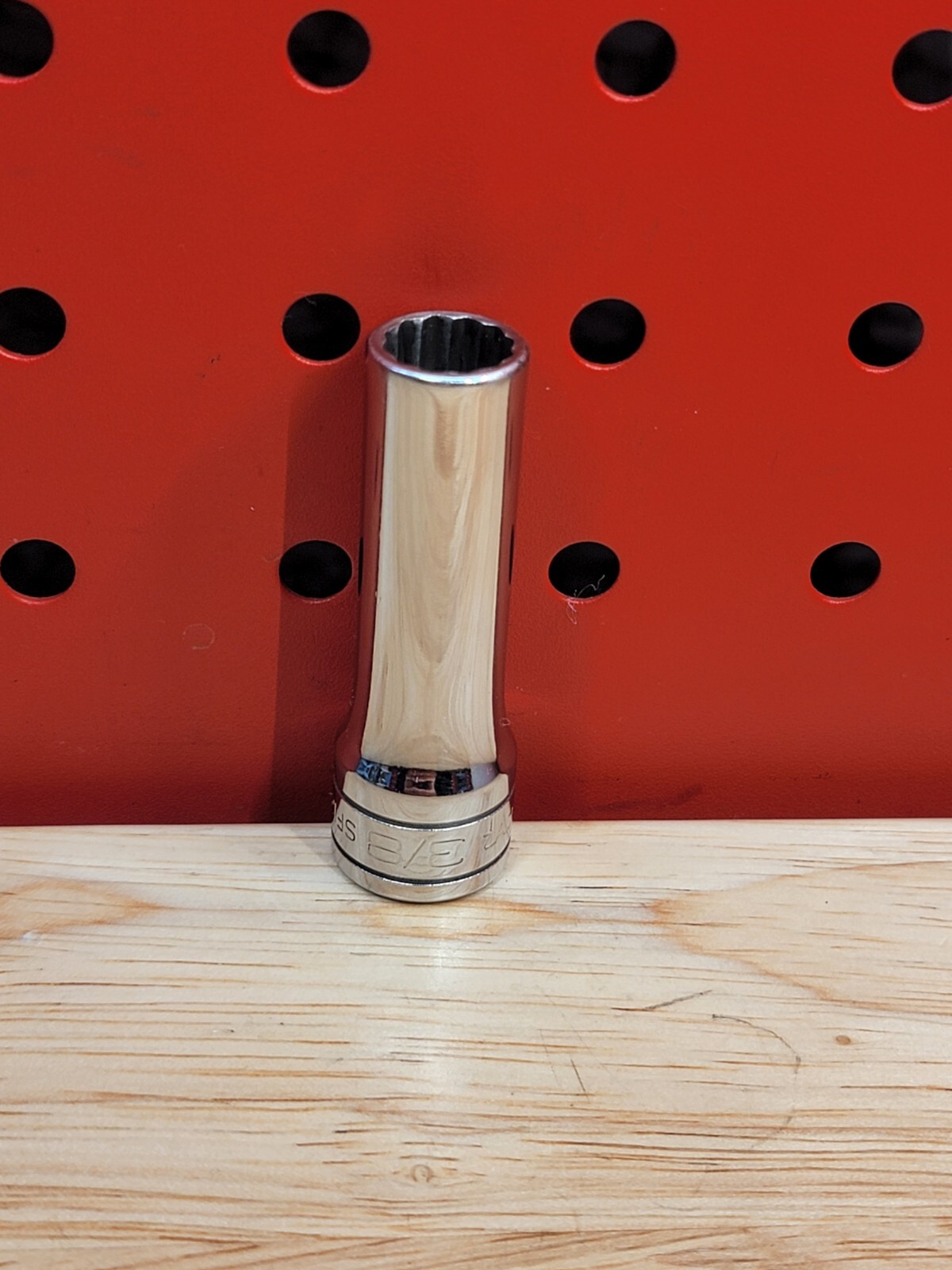 Snap-on Tools SF121 3/8″ SAE 3/8″ Drive 12-Point Deep Chrome Socket USA