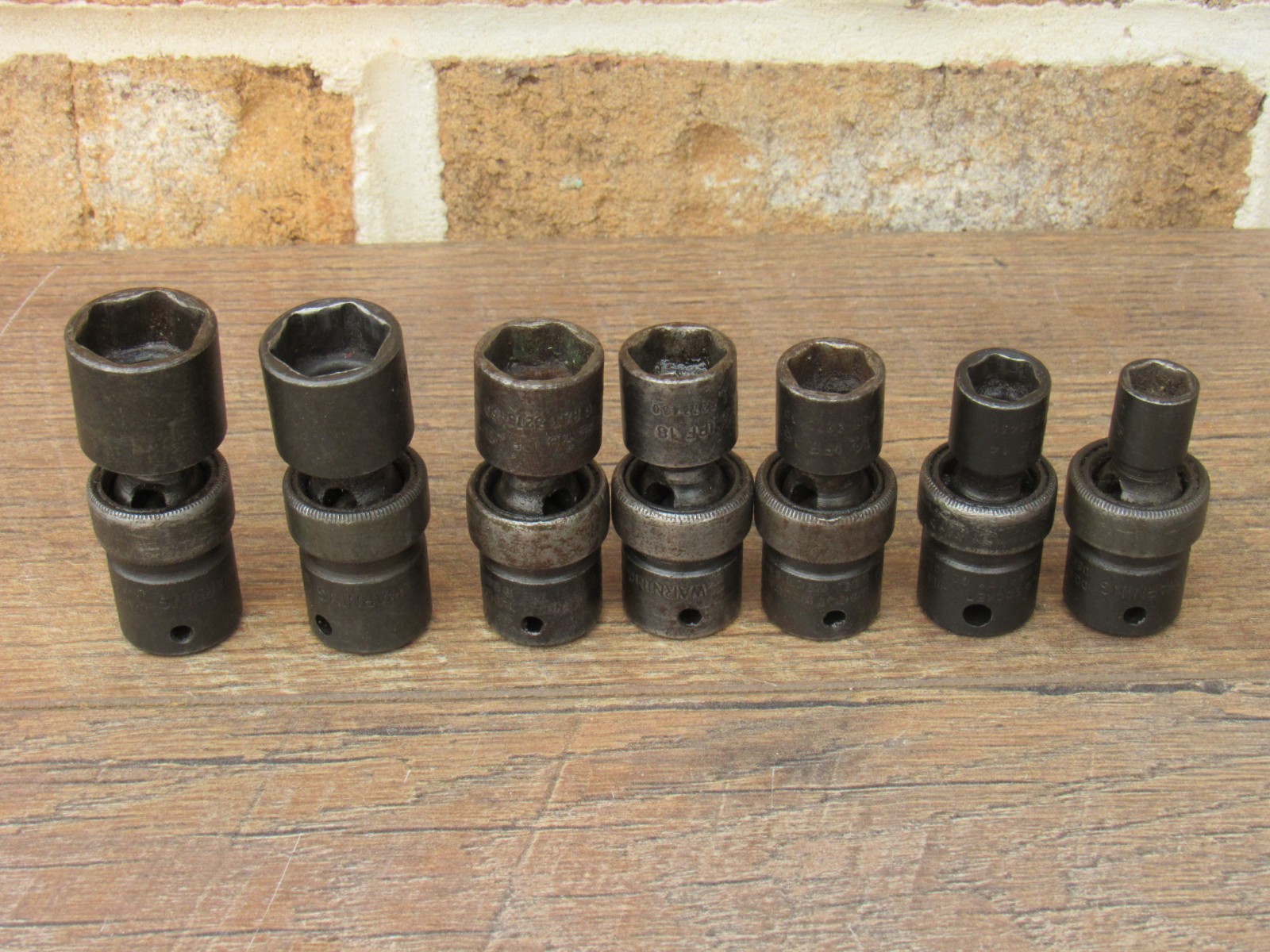 SNAP ON 207IPF 3/8″ DR 3/8″ – 3/4″ SAE IMPACT FLEX SWIVEL SOCKET SET IPF12 – 24