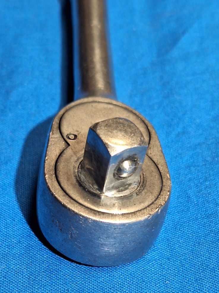 Old Logo Snap-On GF70S 7″ LONG Vintage 3/8″ drive ratchet industrial WORKING