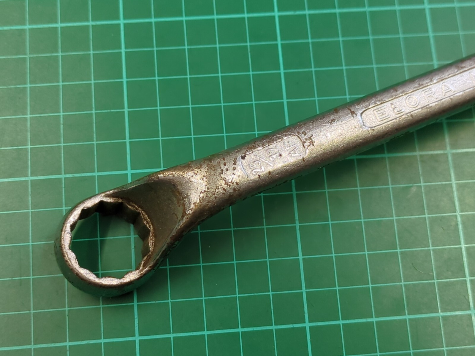 Elora No110, 3/4″ x 25/32″ AF Chrome Vanadium, Offset Ring Spanner, West Germany