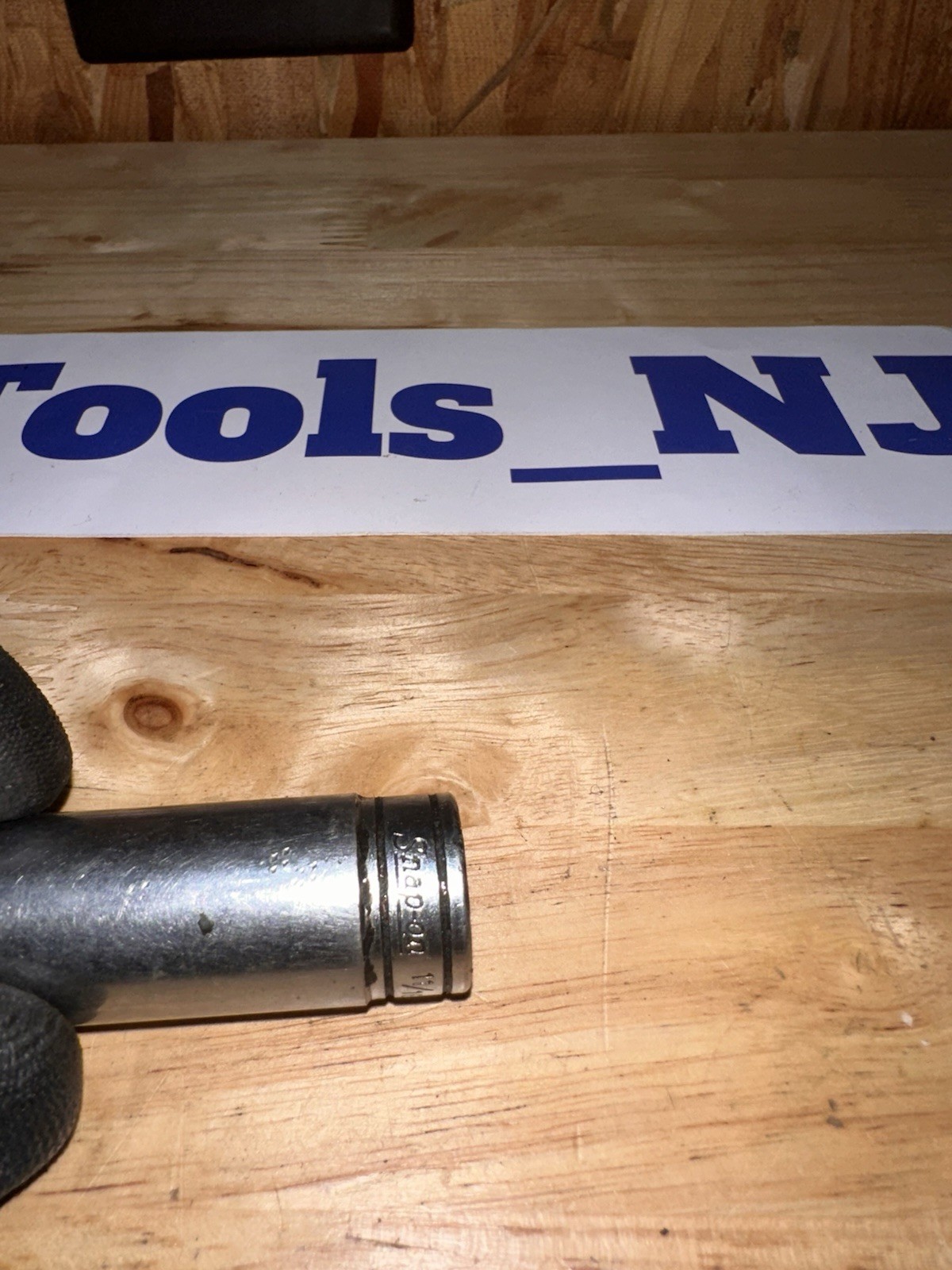 Snap On Tools 11/16″ Deep Socket 3/8″ Drive 6 Point SFS221 Made in USA