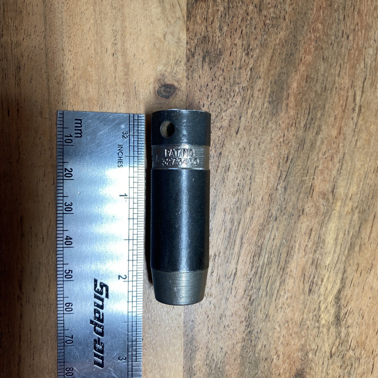 Snap on 3/8 drive 9mm metric deep 6 point vintage socket SIMFM9