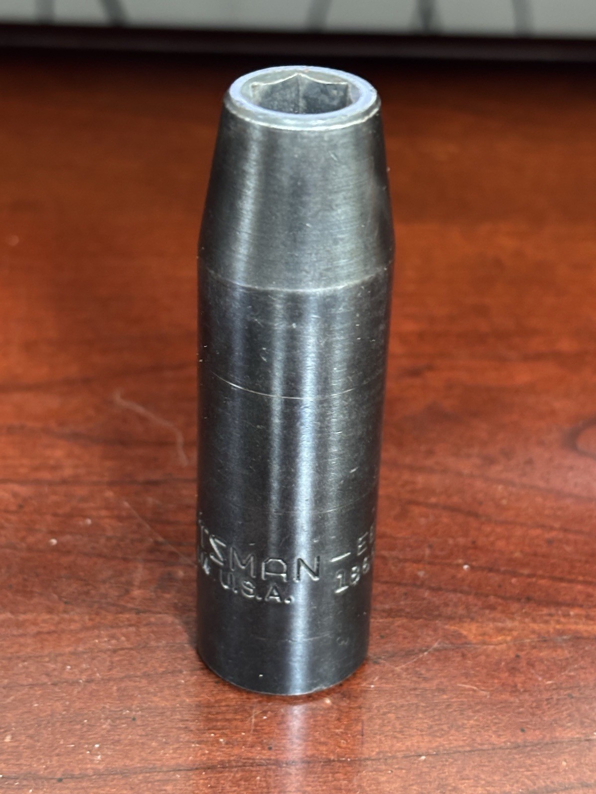 Craftsman Tools-7/16″ Deep Well Oxide Socket EE_18655–1/2″drive-6pt-USA