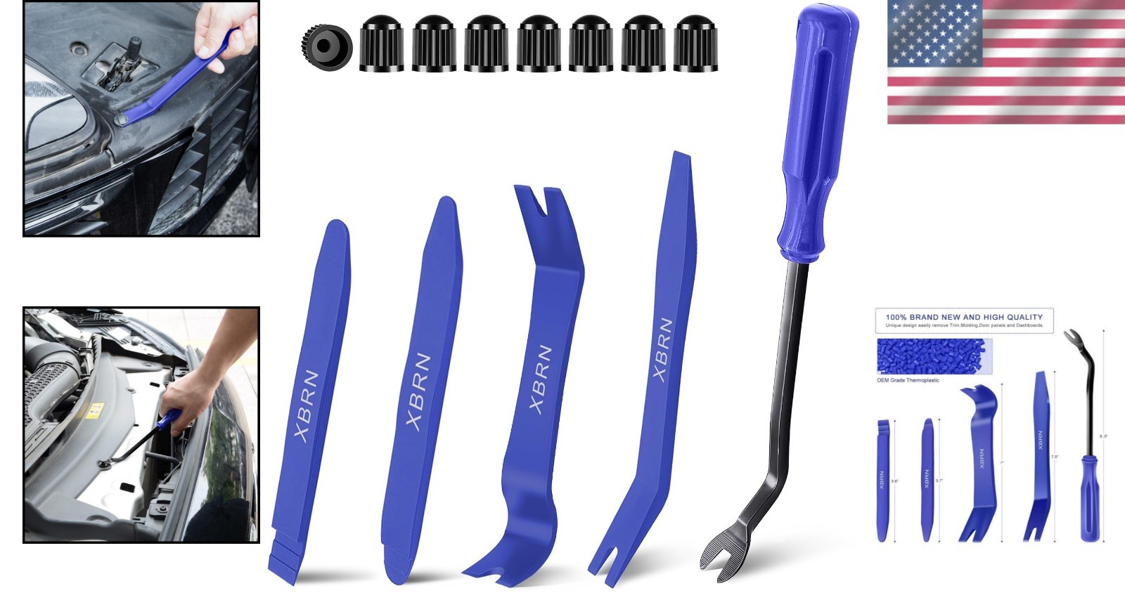 Durable 13-Piece Auto Trim Tools with Ergonomic Design – Non-Marring Removal Set