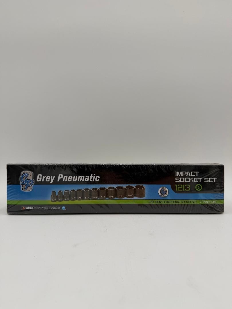 Grey Pneumatic 1213MSD 13 Piece 3/8 Inch Standard Socket Set