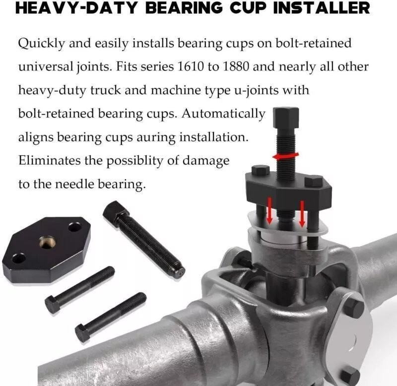 5192 Bearing Cup Installer Tools Kit For Series 1610 to 1880 Truck & Machine