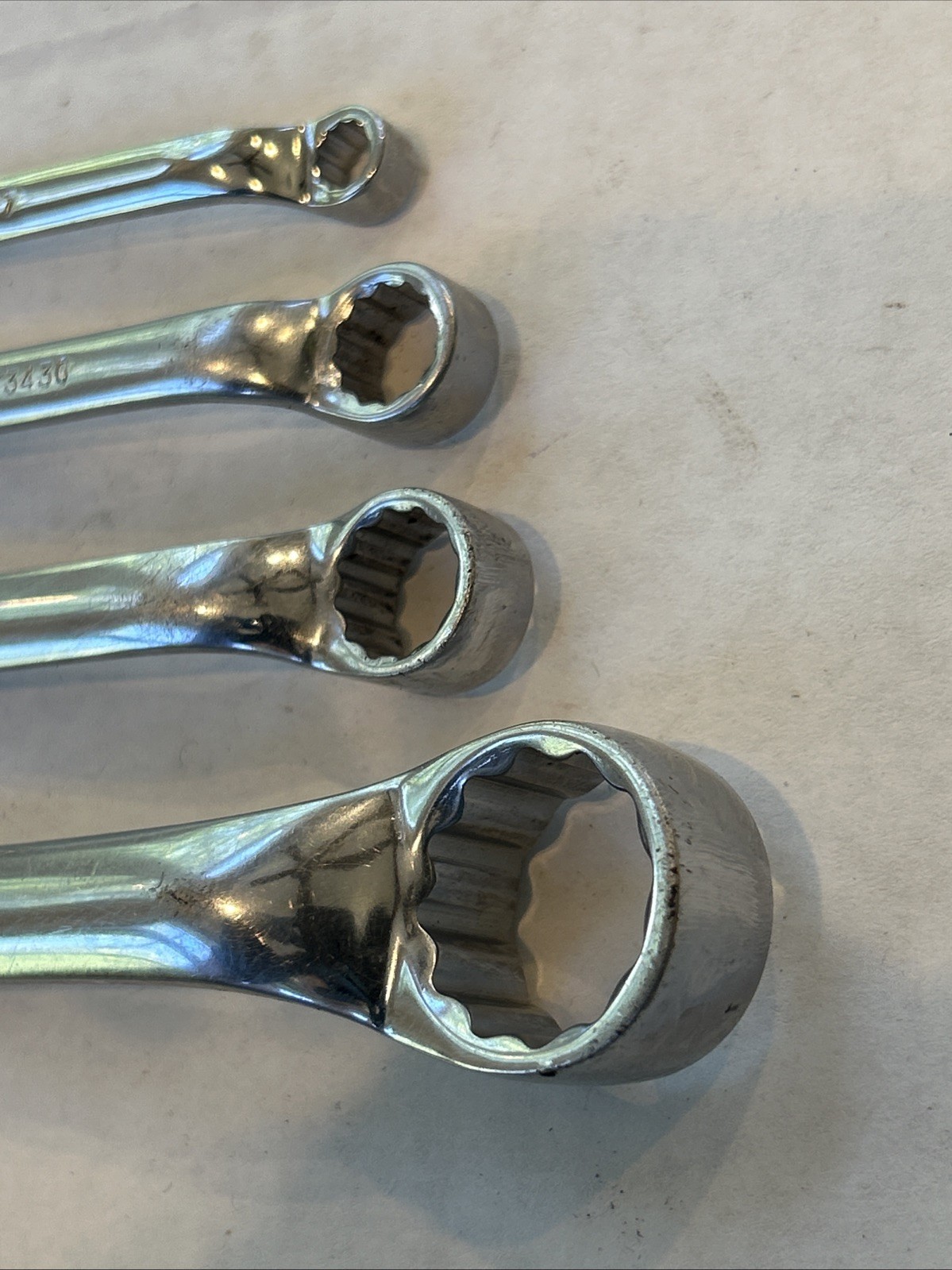 Snap-on XS2024 XS1214 XS1012 XS67 Offset 12pt Short Box End Wrenches 3/4” -3/16”