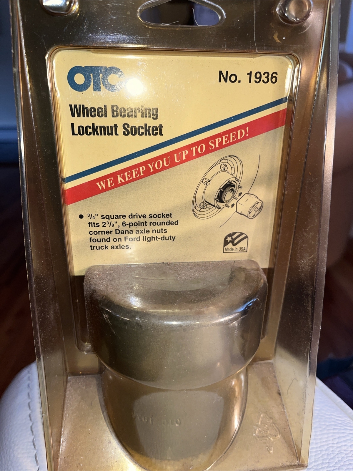 OTC TOOLS 3/4″ DRIVE SOCKET Fits 2-3/8″ 6PT WHEEL BEARING LOCKNUT FORD LIGHTDUTY