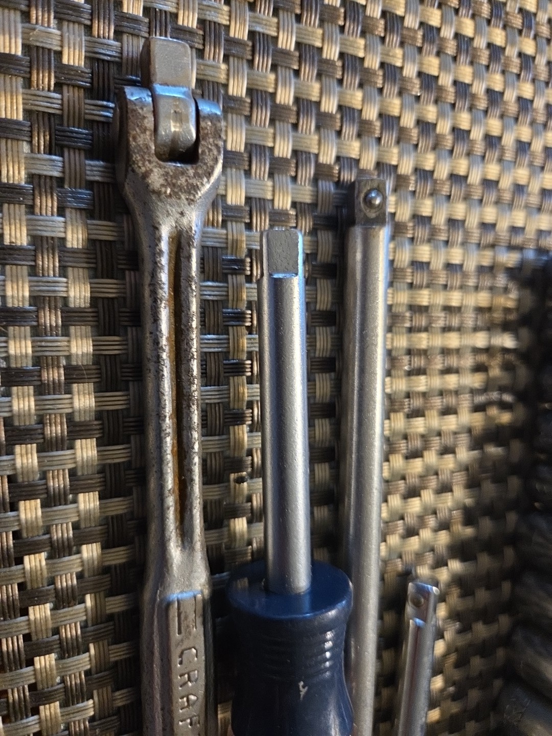 Vtg Craftsman Metric 6 Pt 1/4” Dr 4mm-14mm socket set sae 5/32-9/16 breaker USA
